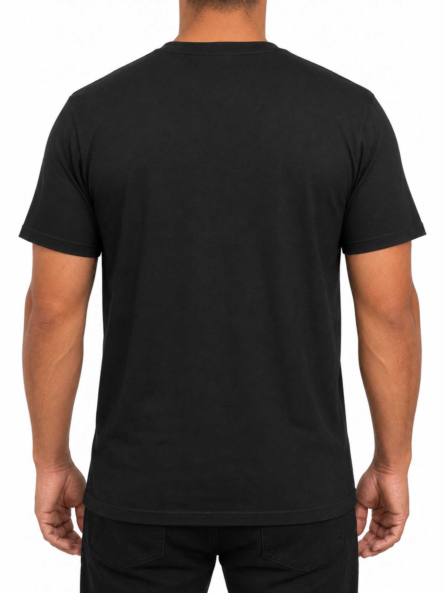 Metal Mulisha Ashes of War black tee plain back model view