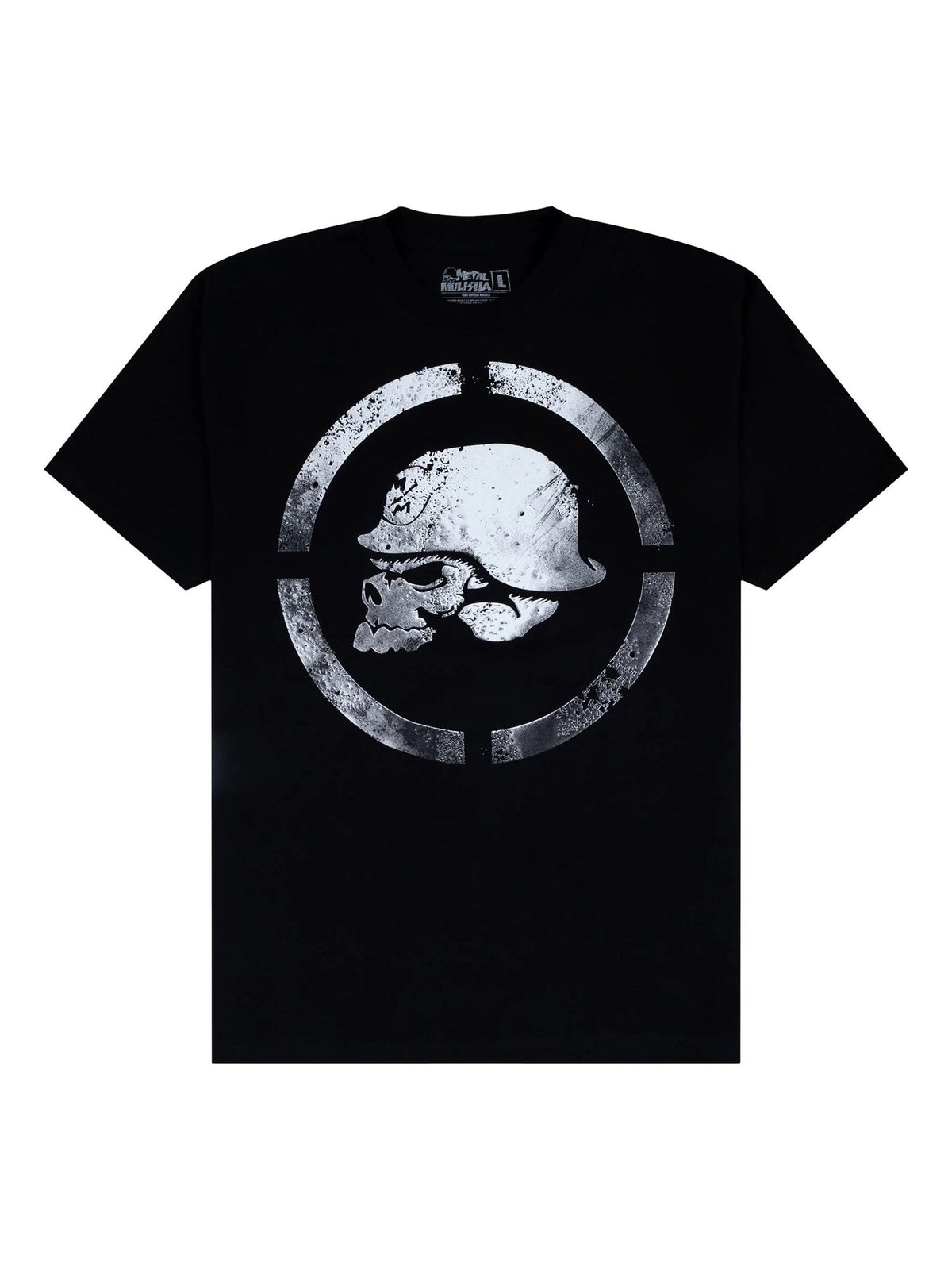 Metal Mulisha Cold Steel black graphic tee original flat front view