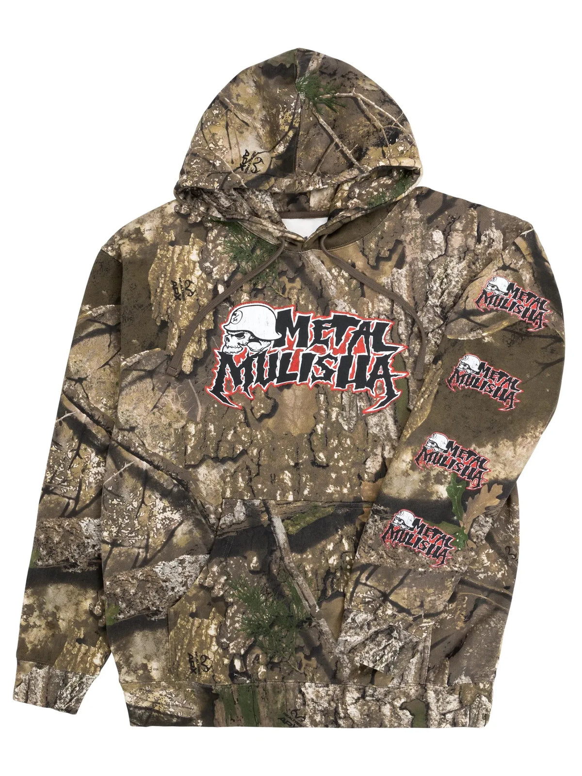 Metal Mulisha Corpo Fang Camo Heavy Hoodie sleeve graphics view