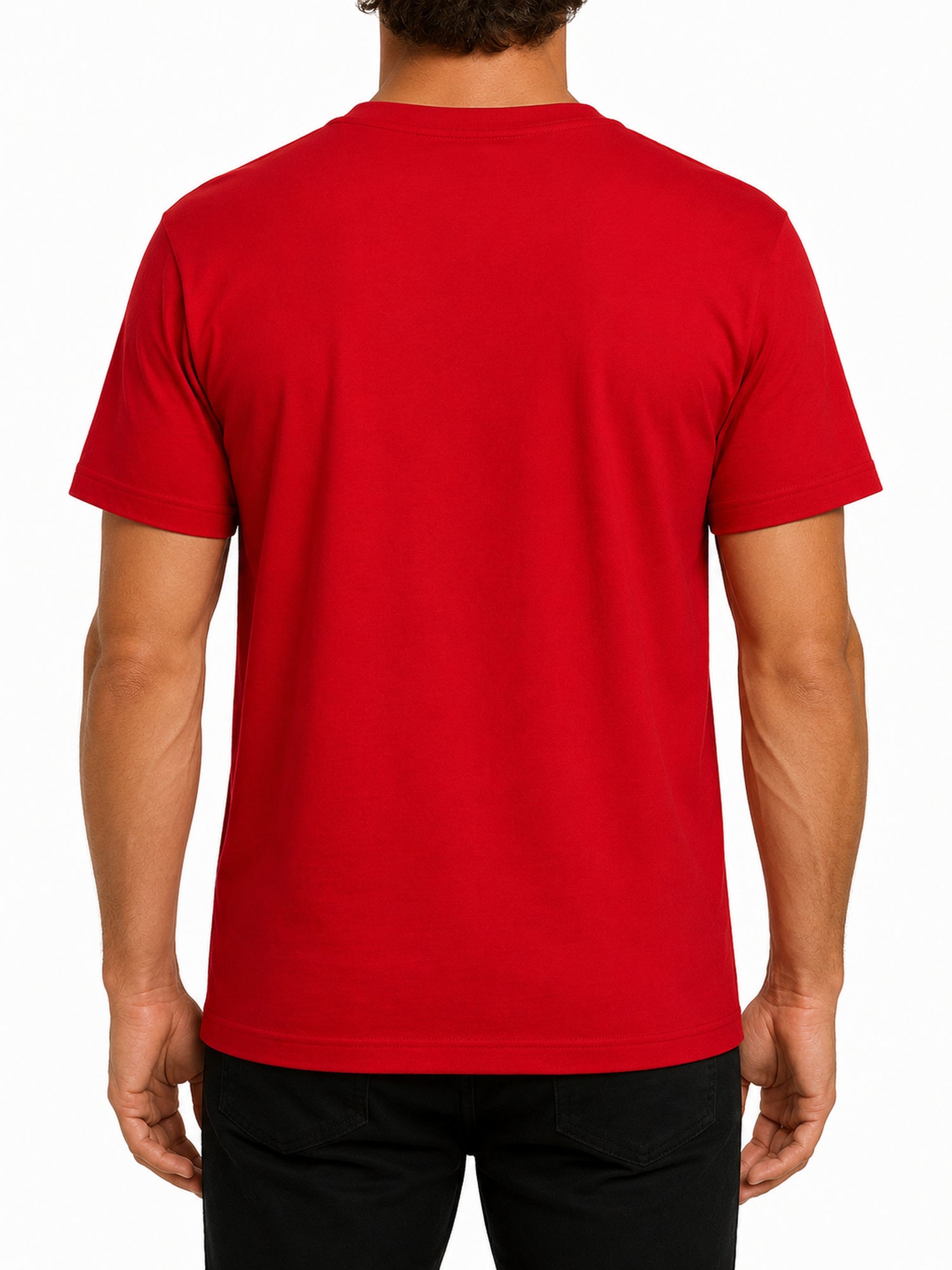 Metal Mulisha Elected Standard red T-shirt plain back model view