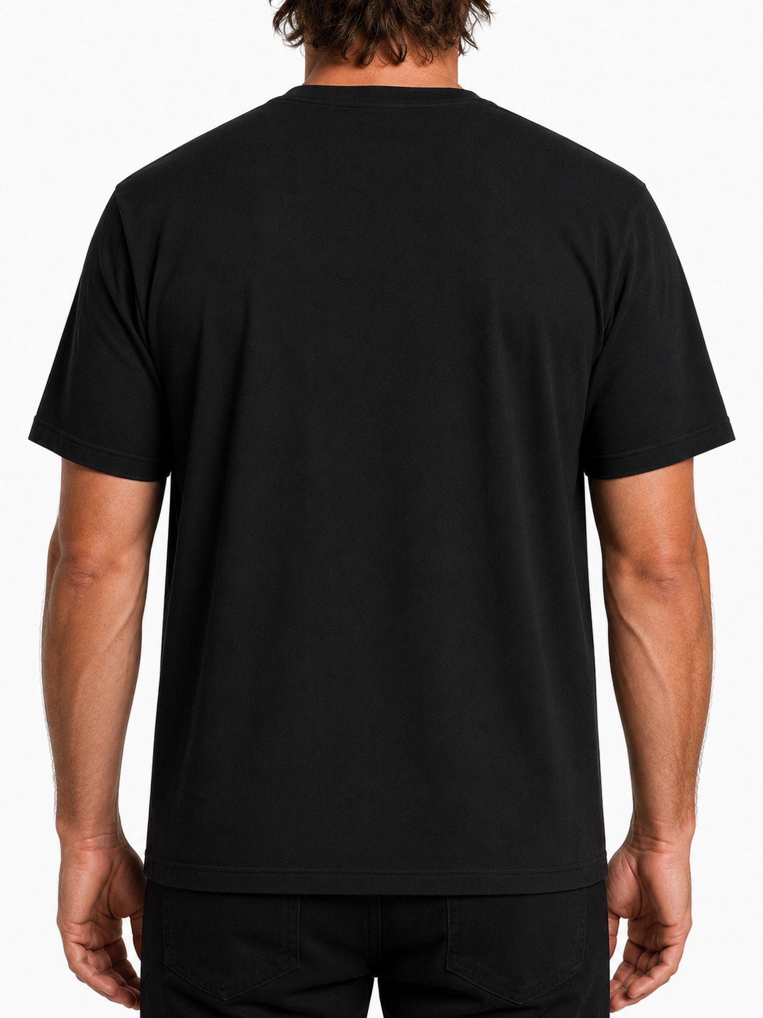 Metal Mulisha World Leader black T-shirt plain back model view