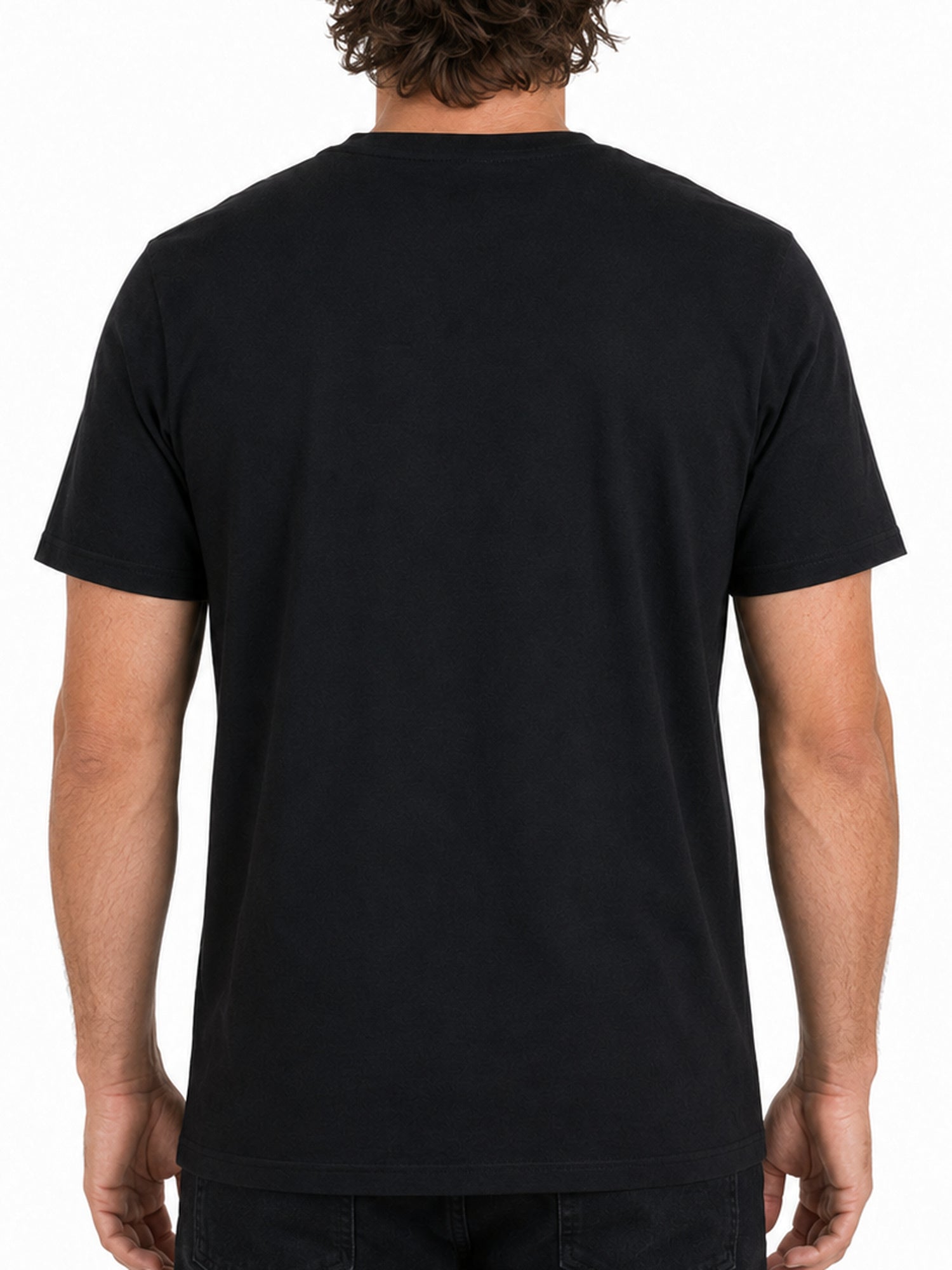 Metal Mulisha Skream tee plain back fabric and fit detail