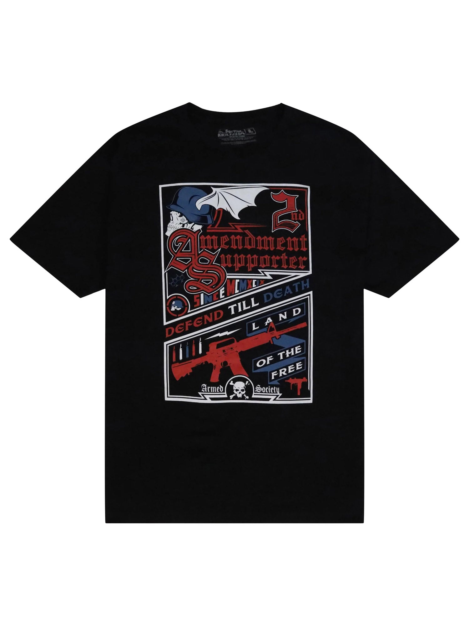 Metal Mulisha Men's 2nd Amendment Short Sleeve T-shirt