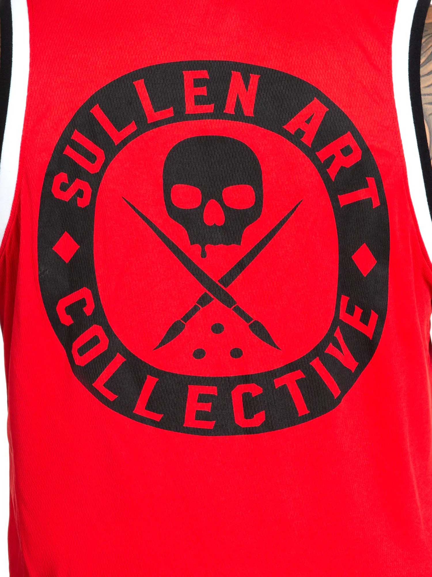 Sullen Men's BOH Red Jersey Tank Top by Sullen