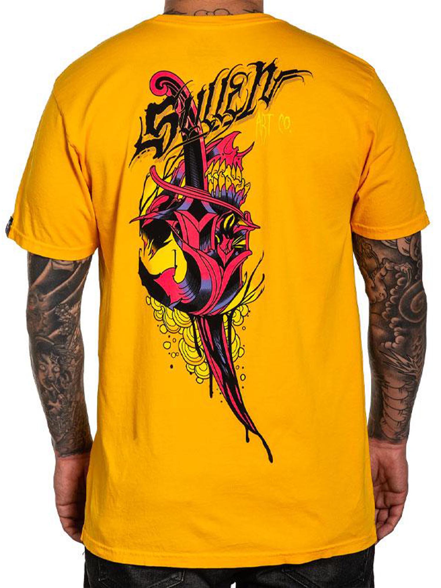 Sullen Men's Blaq Sword Premium Short Sleeve T-shirt by Sullen