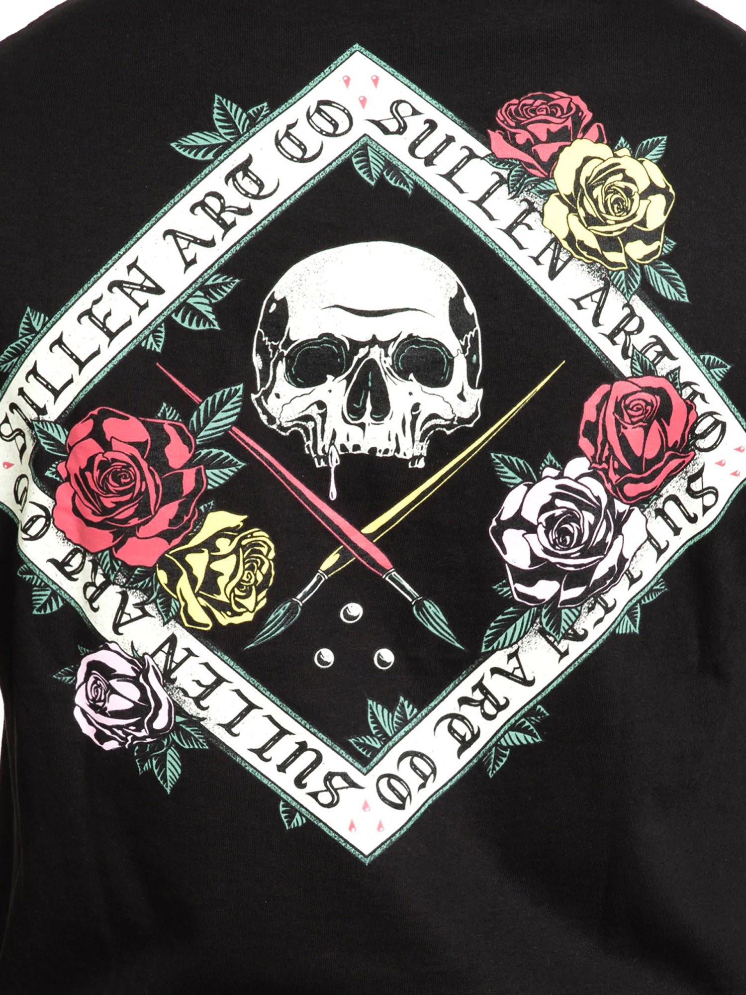 Sullen Men's Floral Badge Short Sleeve Standard T-shirt