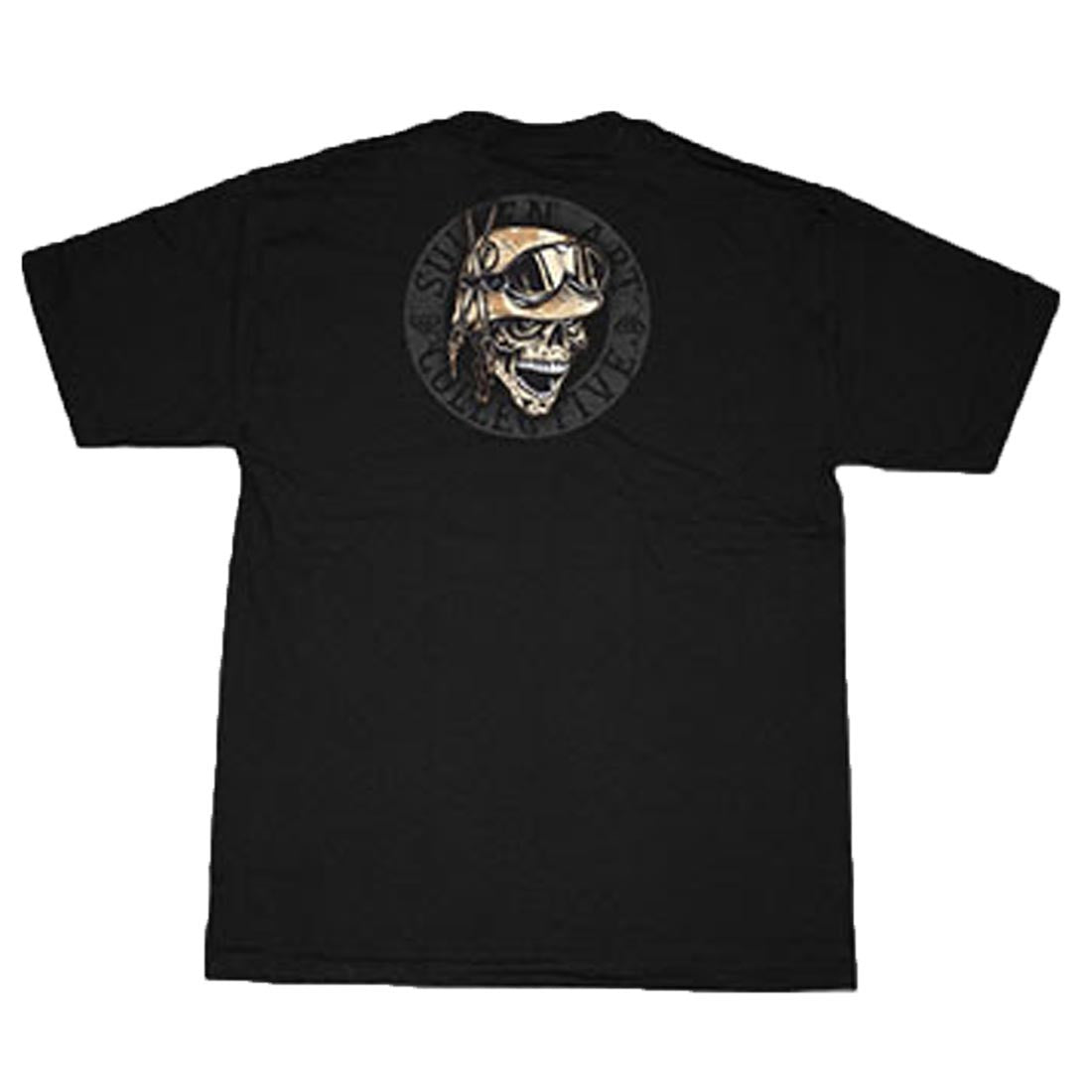 Sullen Mens Mess Hall Military Skull Tee Back