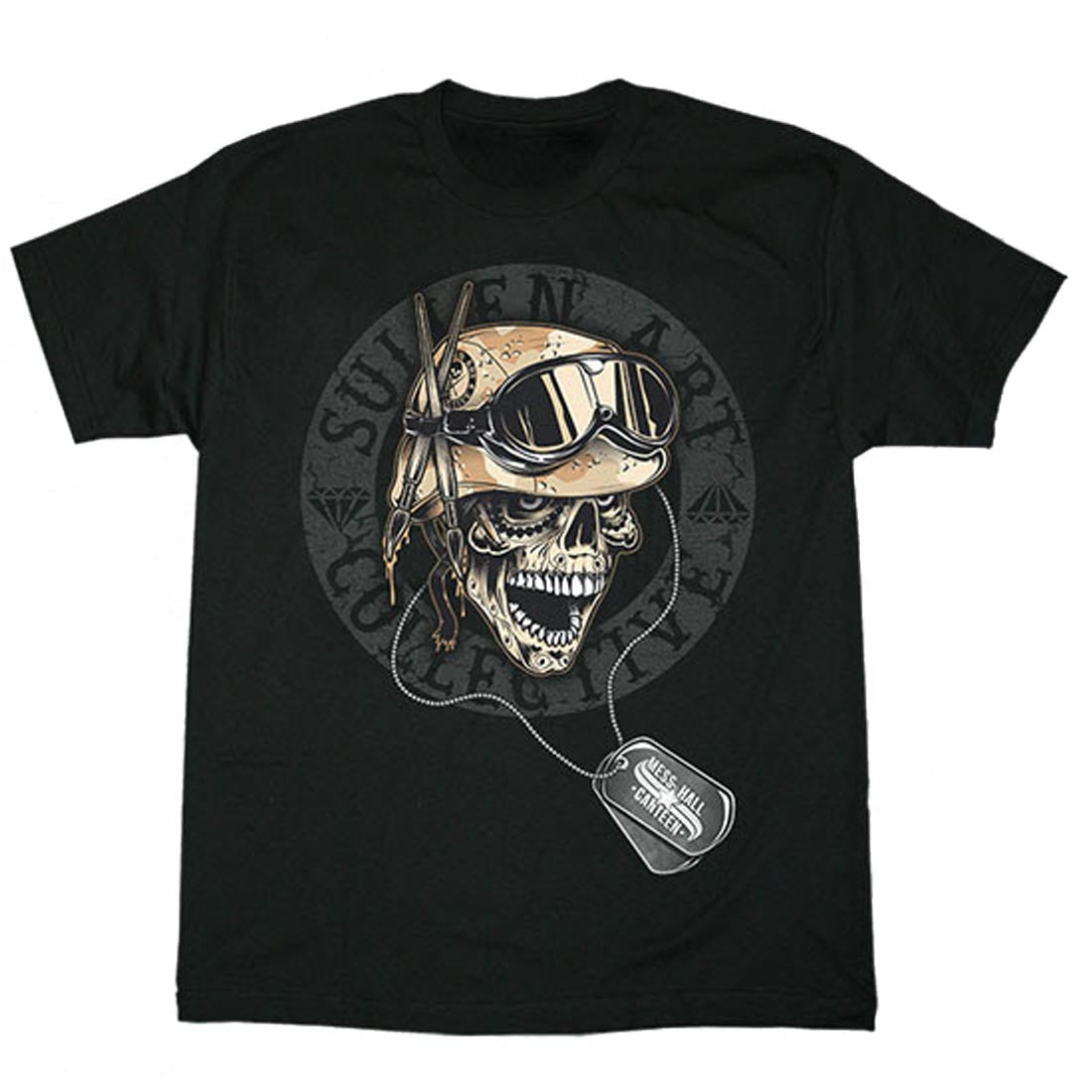 Sullen Mens Mess Hall Military Skull Tee