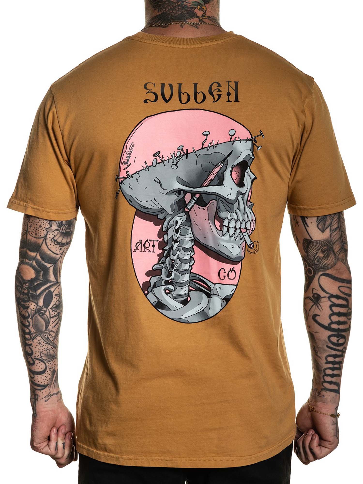 Sullen Men's Multyara Skull Short Sleeve T-shirt by Sullen