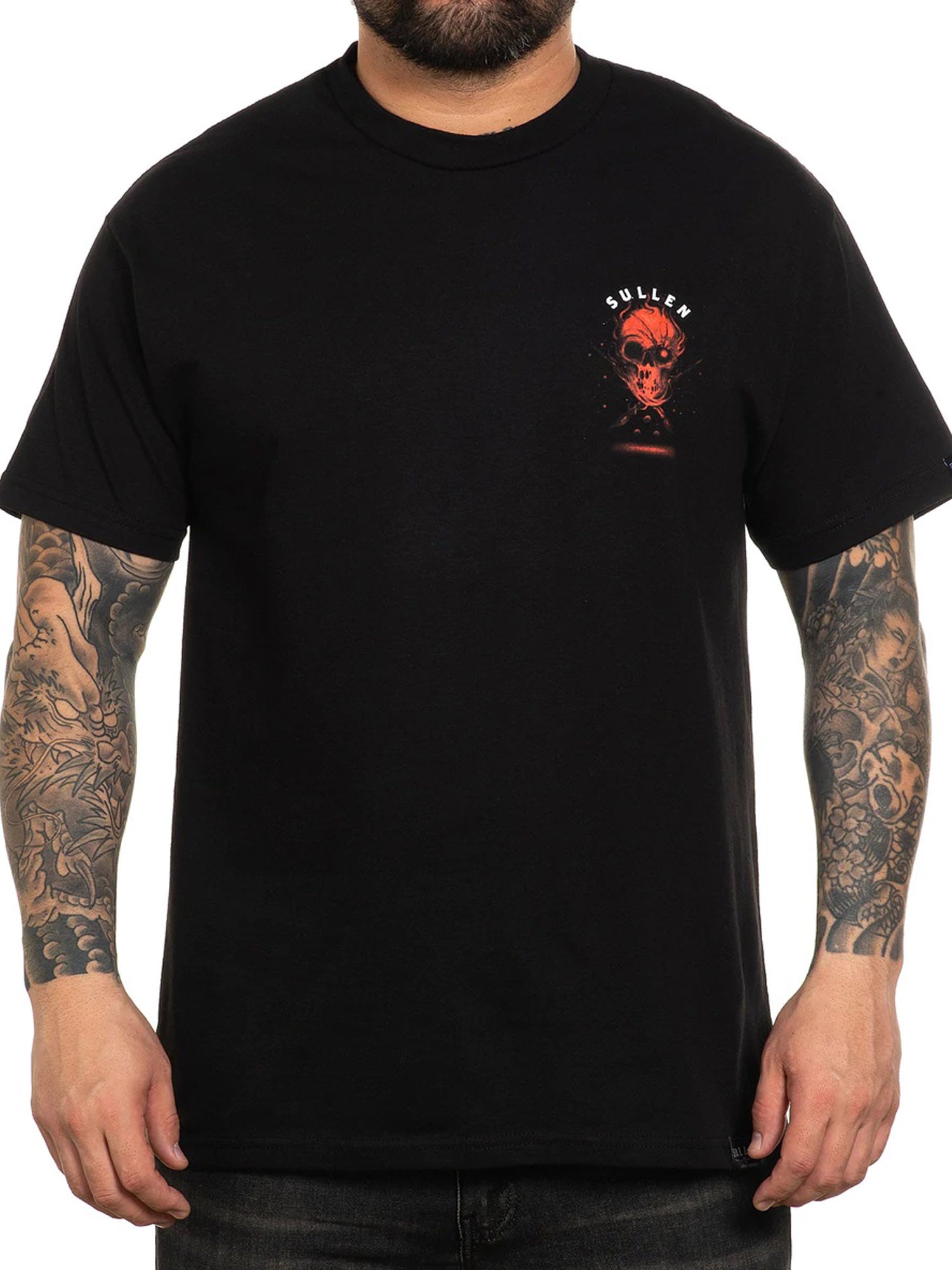 Sullen Men's Red Ghosts Short Sleeve T-shirt