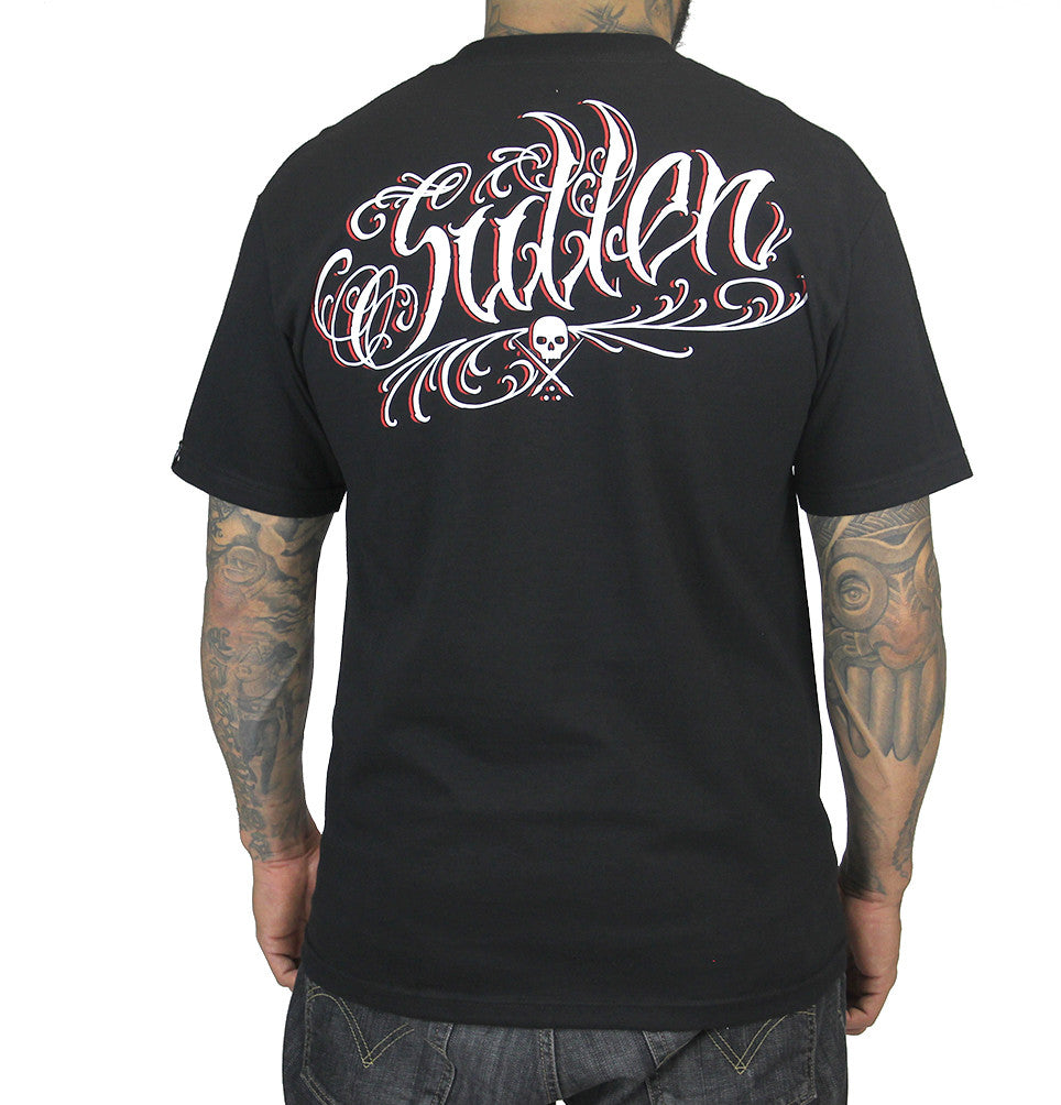 Sullen Skull Rose Melt Tee Back
