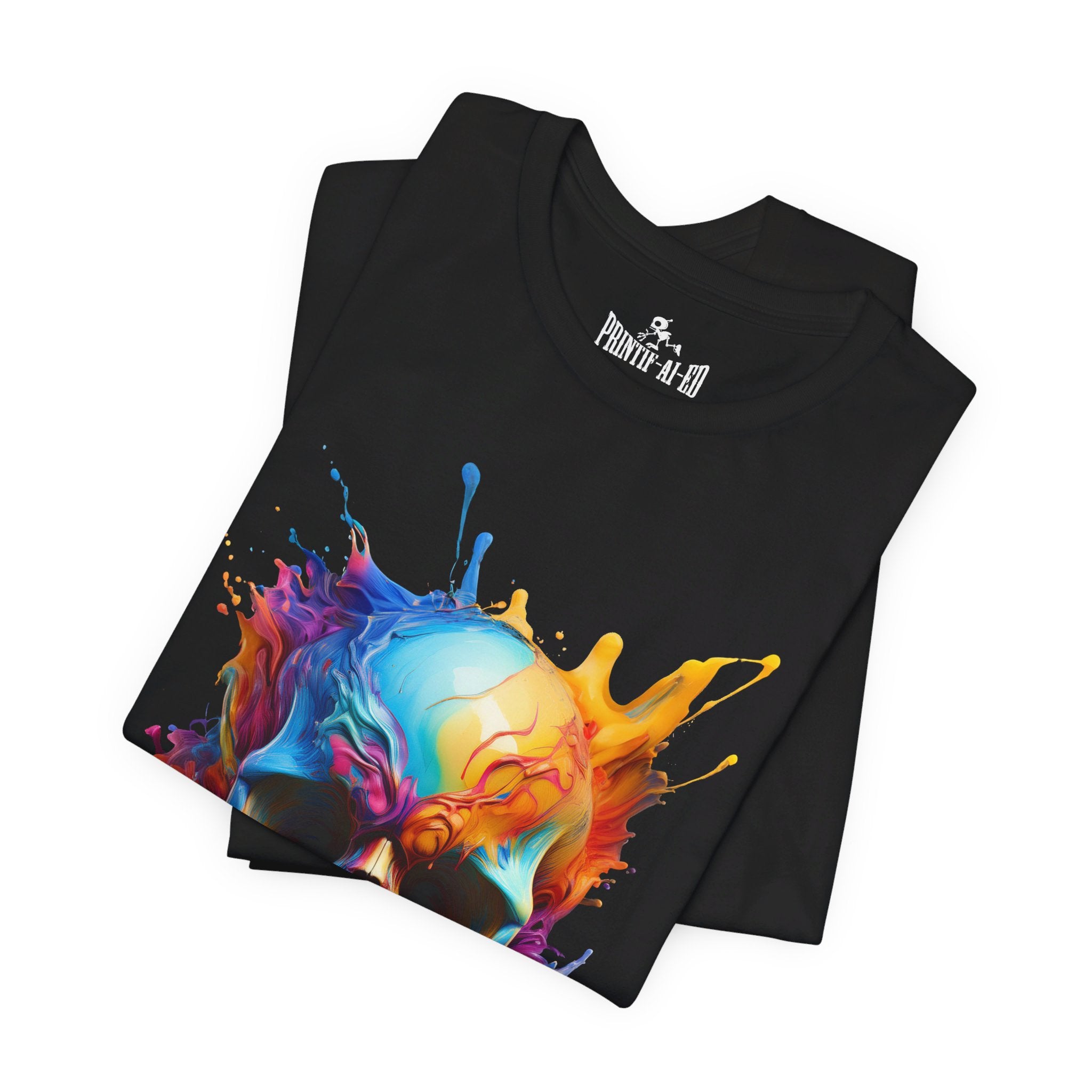 Printif-AI-ed Men's Color Skull Premium Tee