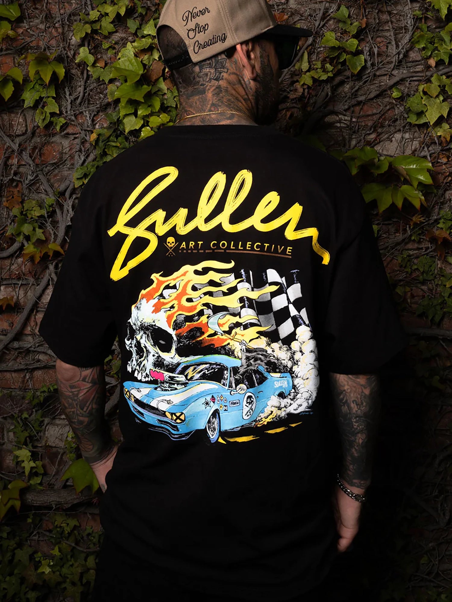 Sullen Men's 1st in Hell Graphic T-shirt - Black by Vulcinity