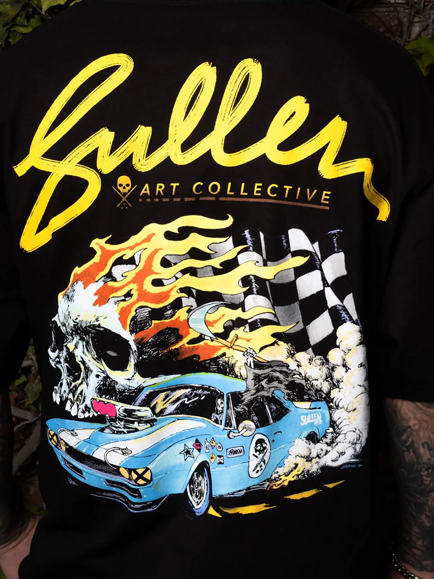 Sullen Men's 1st in Hell Graphic T-shirt - Black by Vulcinity