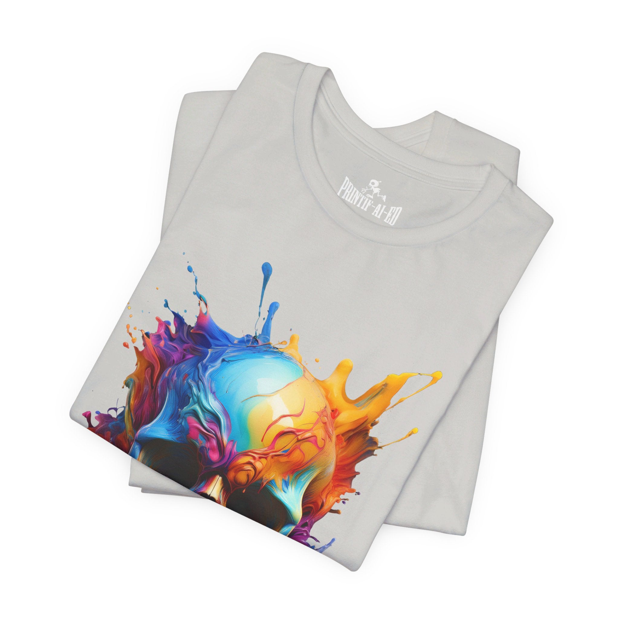 Printif-AI-ed Men's Color Skull Premium Tee