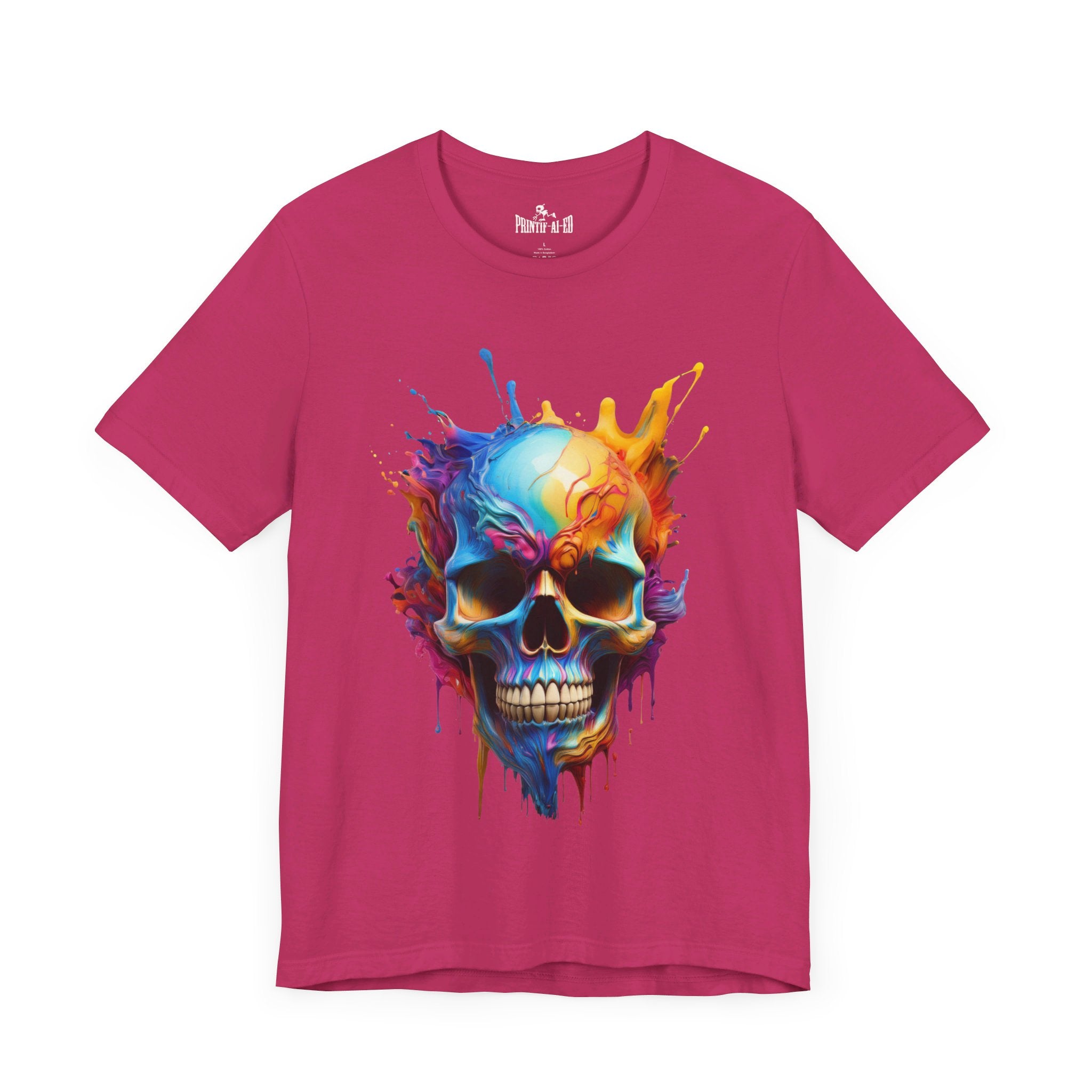 Printif-AI-ed Men's Color Skull Premium Tee