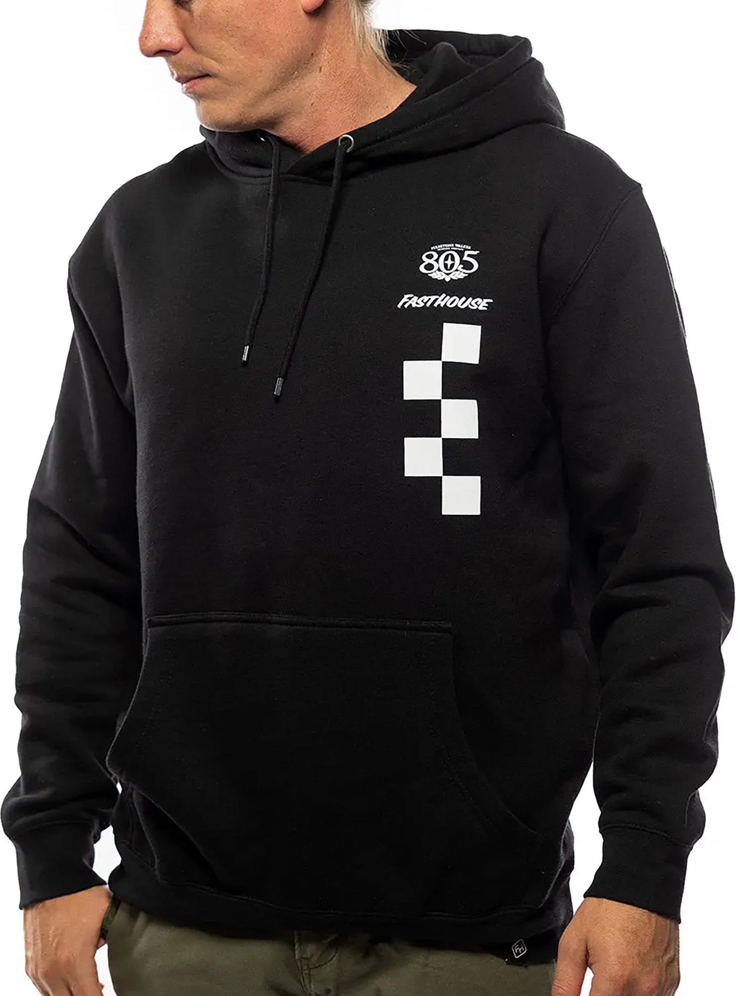 Fasthouse Men's 805 Foundation Pullover Hoodie - Black by FASTHOUSE