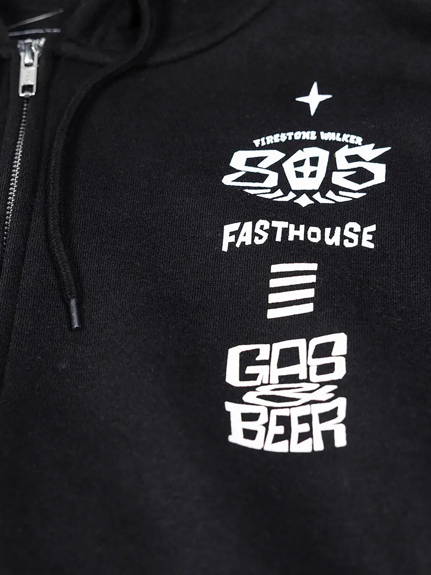 Fasthouse Men's 805 Fuel Zip Up Hoodie - Black by FASTHOUSE