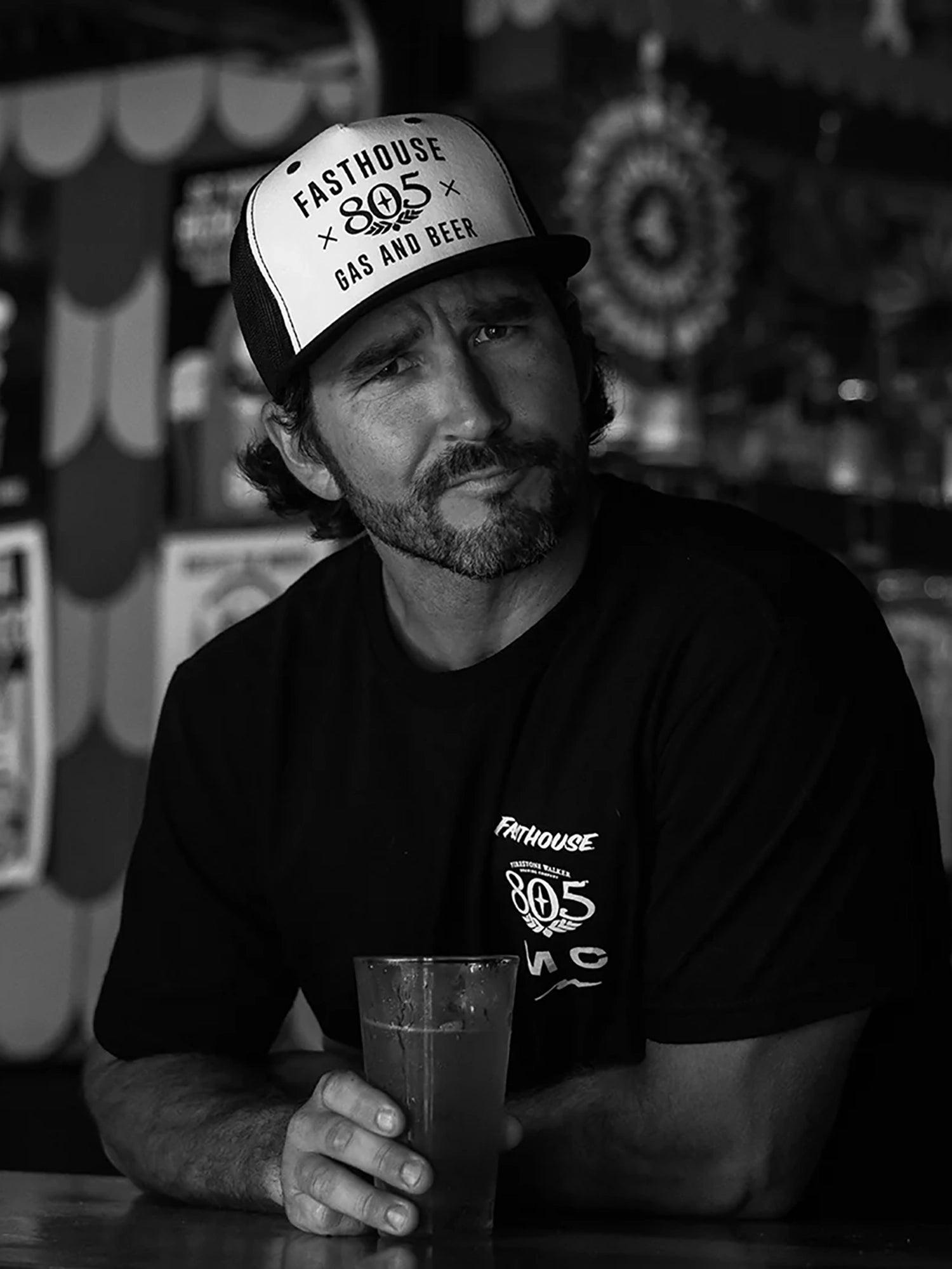 Fasthouse 805 Gas & Beer Trucker Snapback Hat