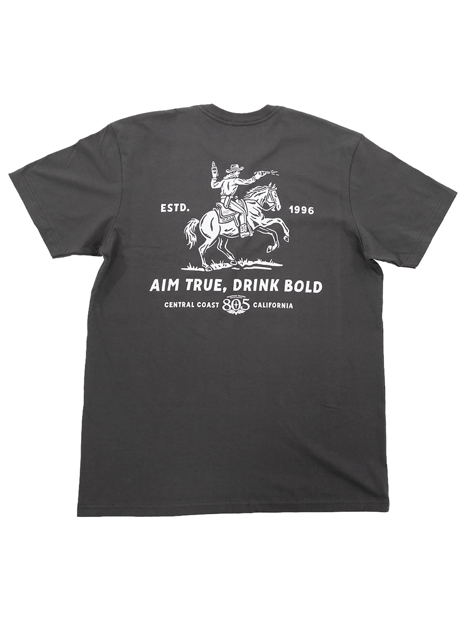 Fasthouse Men's 805 Premier Aim True SS Tee - Graphite Black