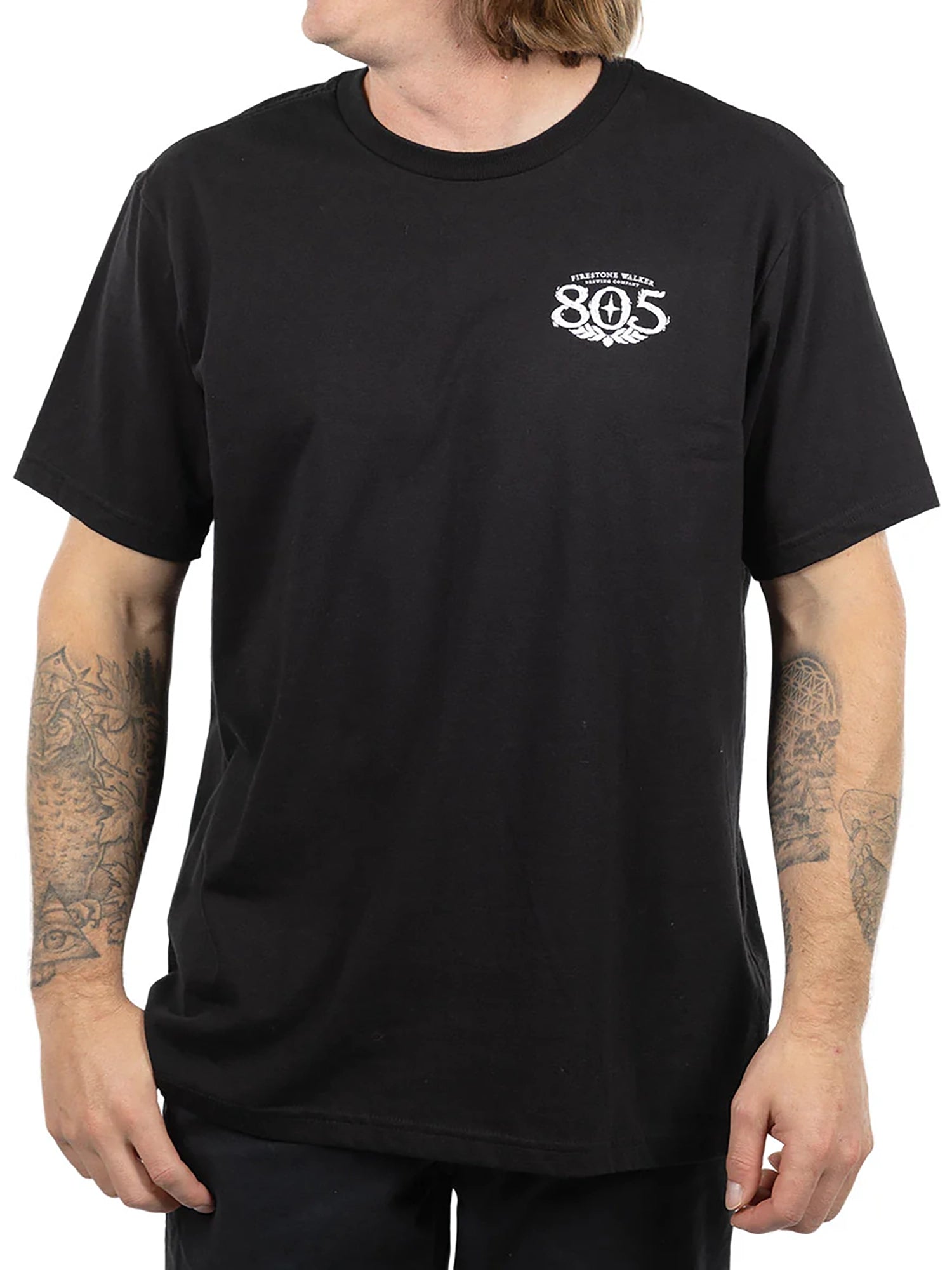 Fasthouse Men's 805 Premier Helmet Head SS Tee - Black