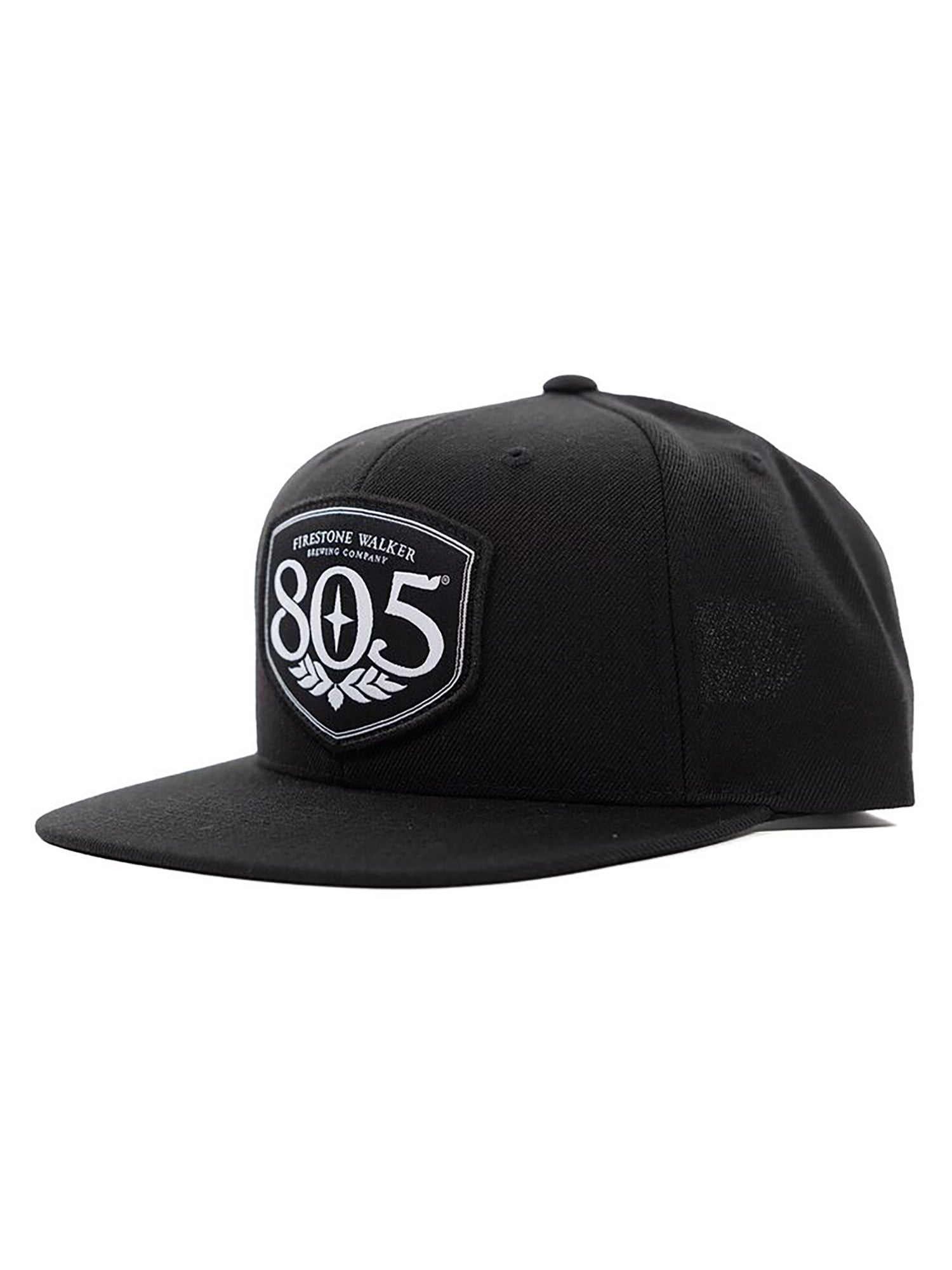 Fasthouse 805 Premier Original 6 Panel Snapback Hat - Black