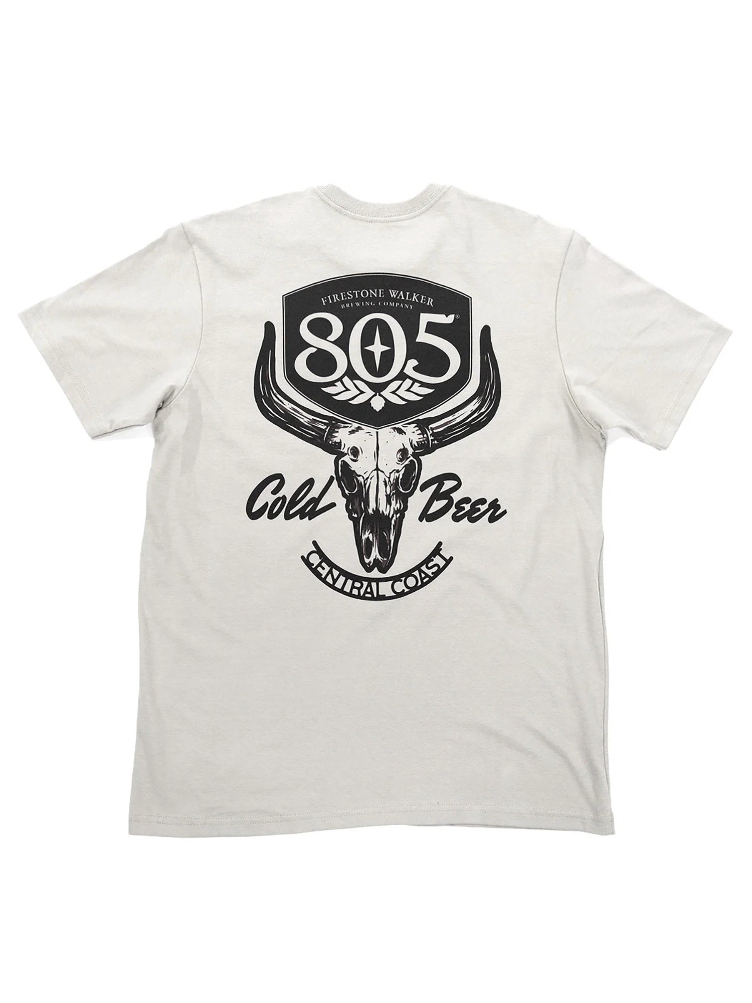 Fasthouse Men's 805 Premier Outlaw SS Tee - Light Gray