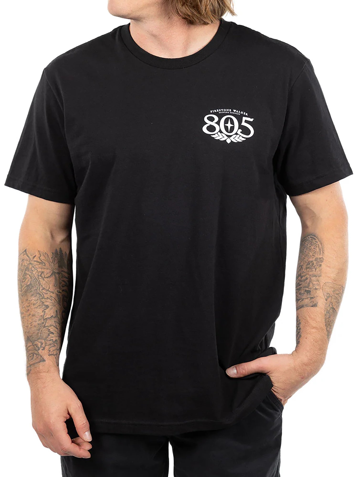 Fasthouse Men's 805 Premier Vive Por SS Tee - Black
