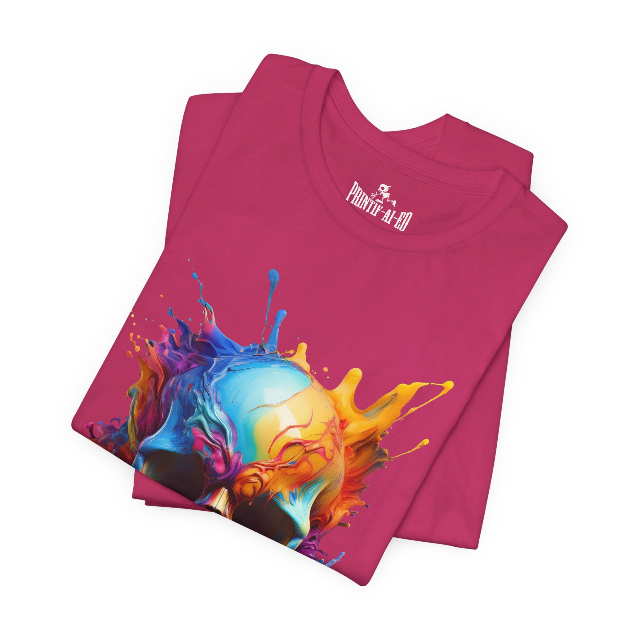 Printif-AI-ed Men's Color Skull Premium Tee