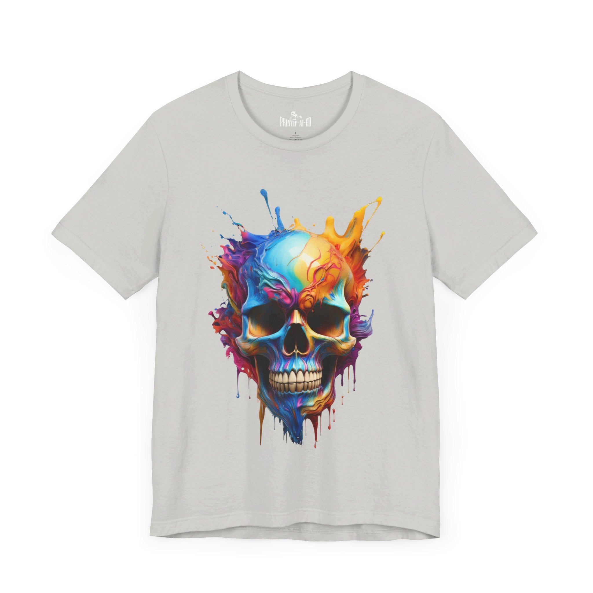 Printif-AI-ed Men's Color Skull Premium Tee