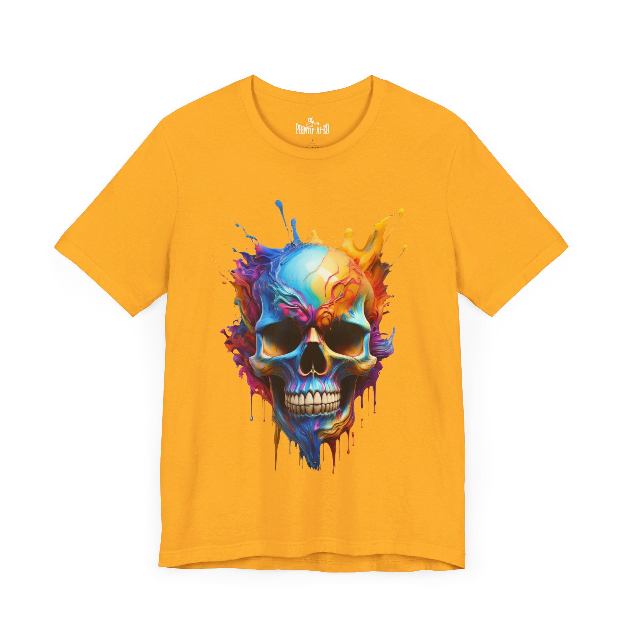 Printif-AI-ed Men's Color Skull Premium Tee