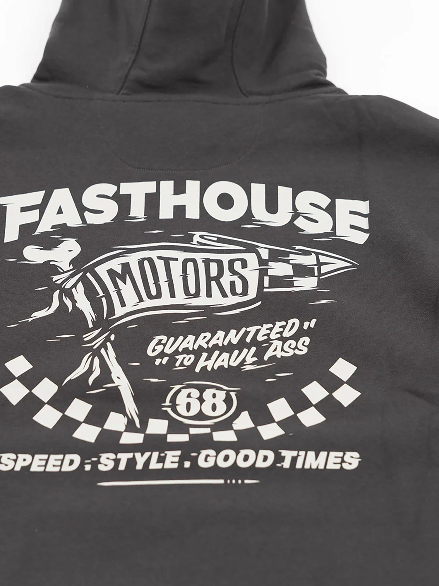 Fasthouse Men's All Out Pullover Hoodie - Vintage Black by FASTHOUSE