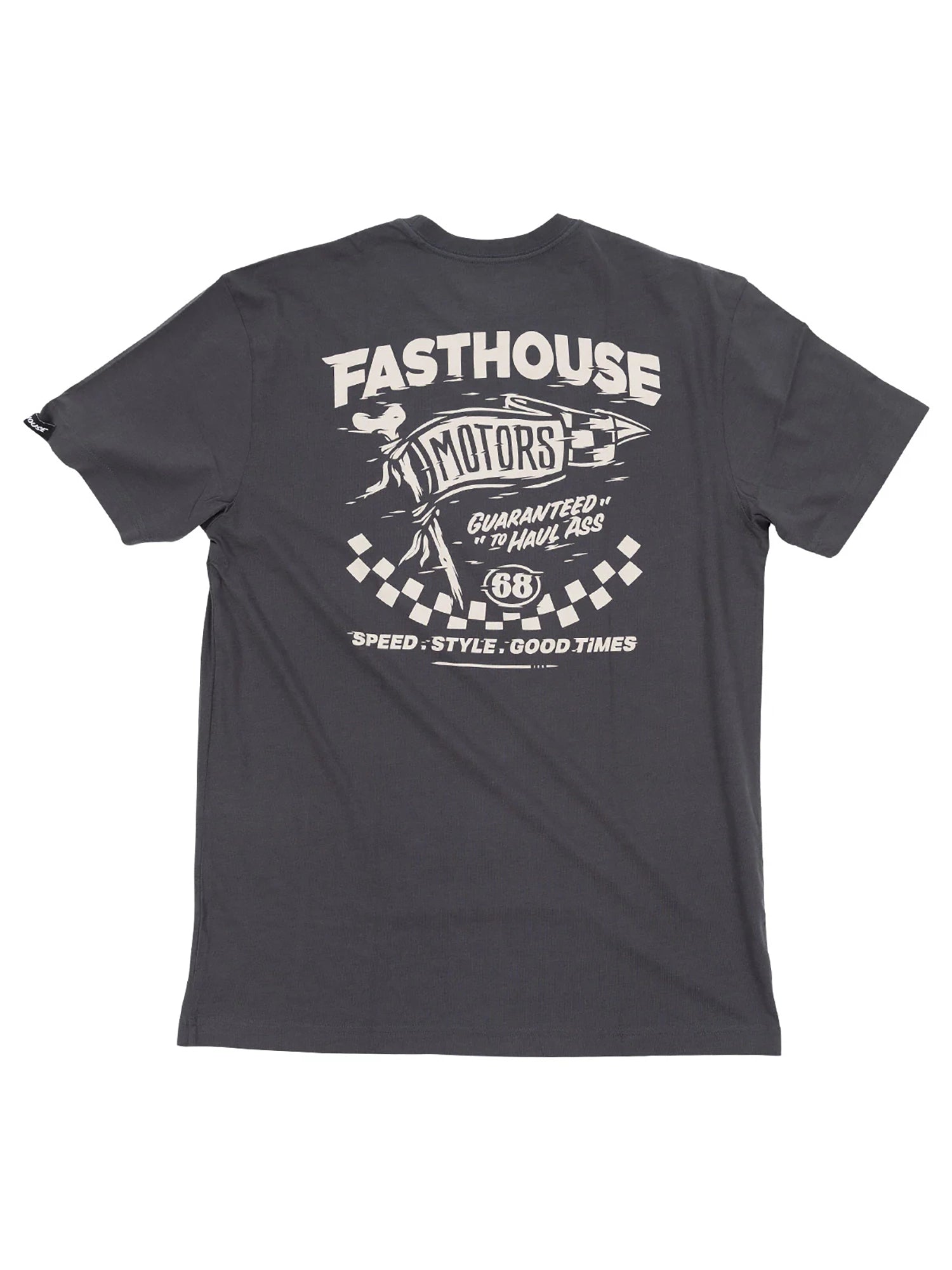 Fasthouse Men's All Out Graphic T-shirt - Graphite Black by FASTHOUSE