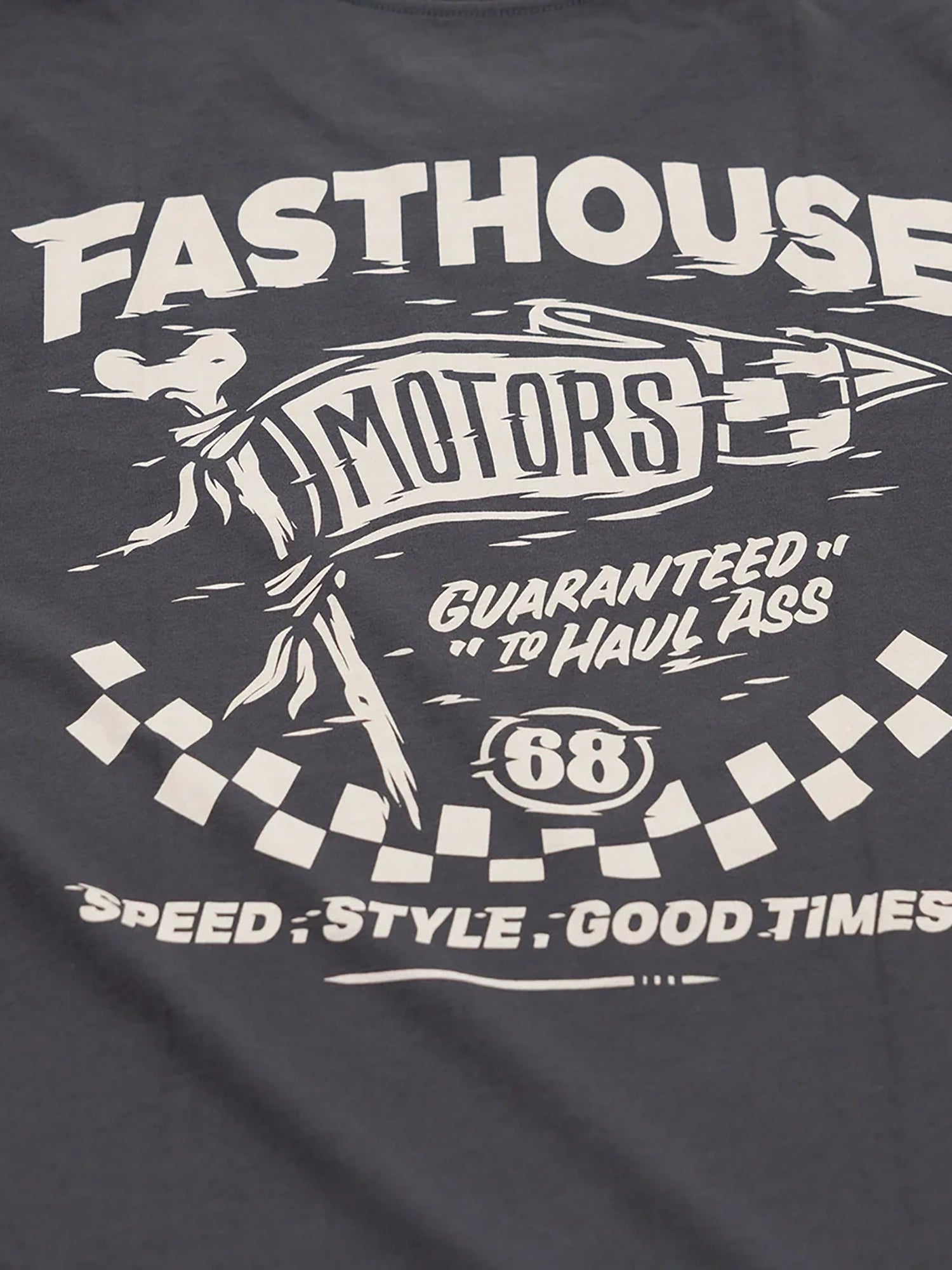 Fasthouse Men's All Out Graphic T-shirt - Graphite Black by FASTHOUSE