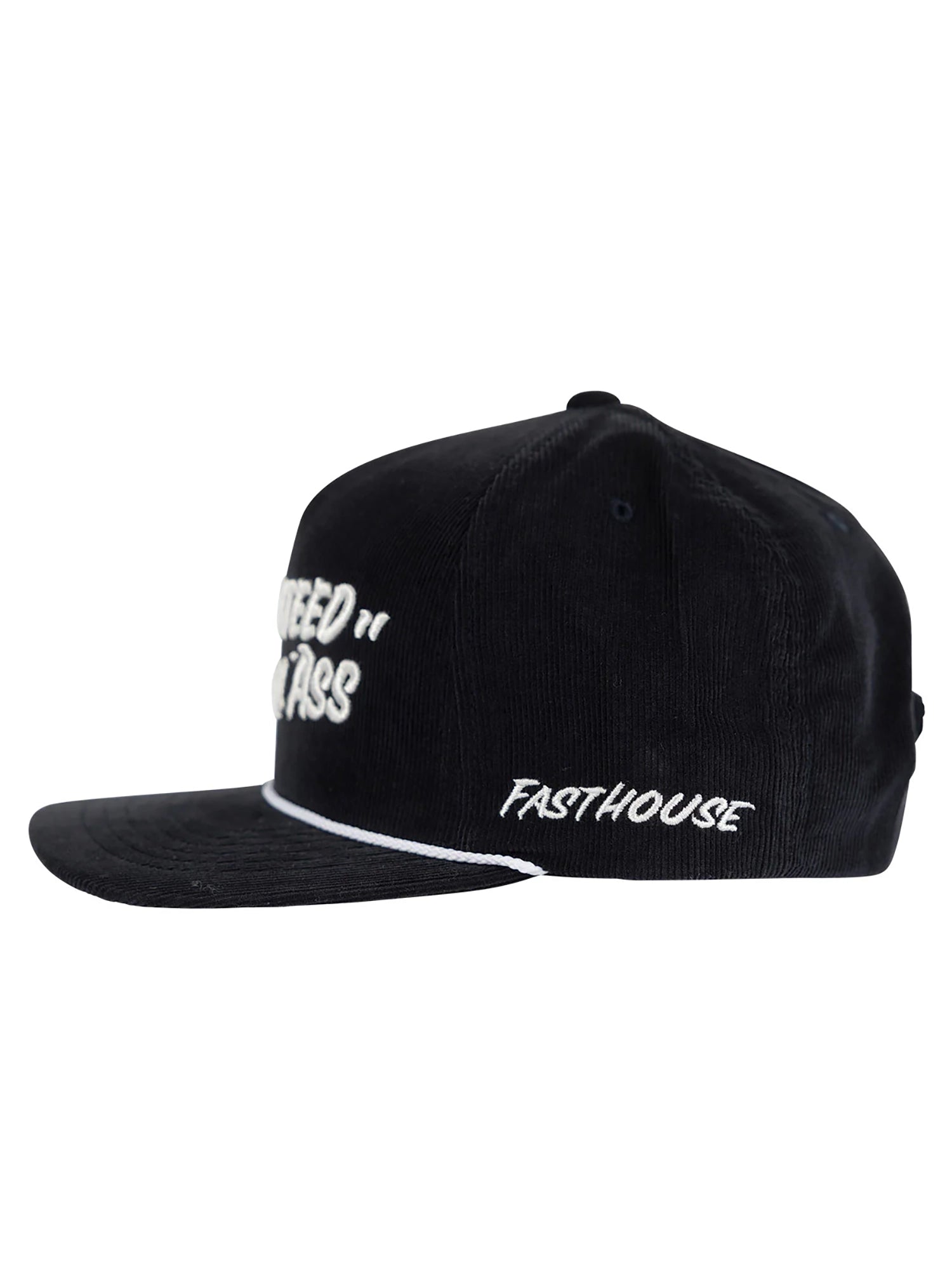 Fasthouse Men's All Out Snapback Hat - Vintage Black