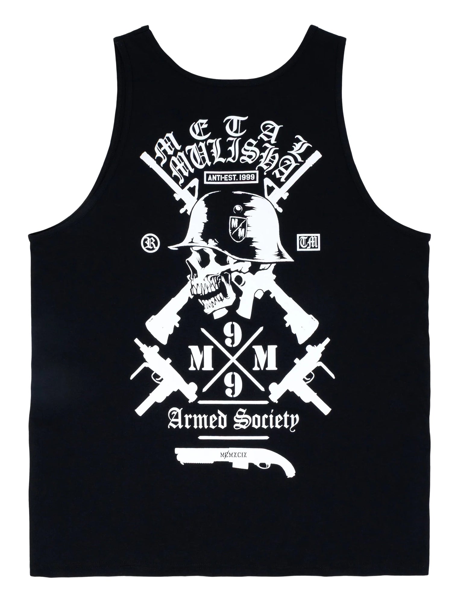Metal Mulisha Men's Armed Society Tank Top - Black by Metal Mulisha