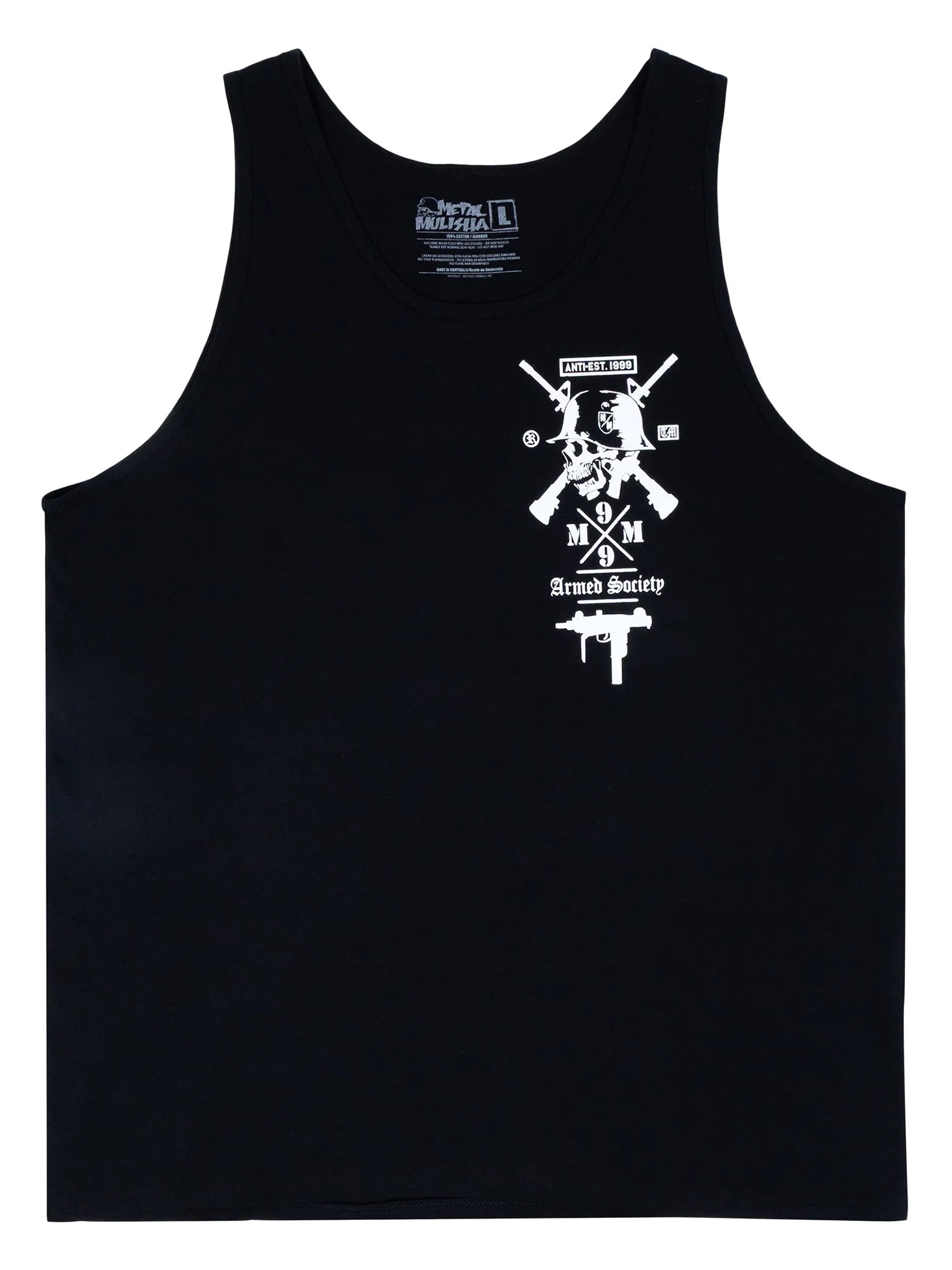 Metal Mulisha Men's Armed Society Tank Top - Black by Metal Mulisha