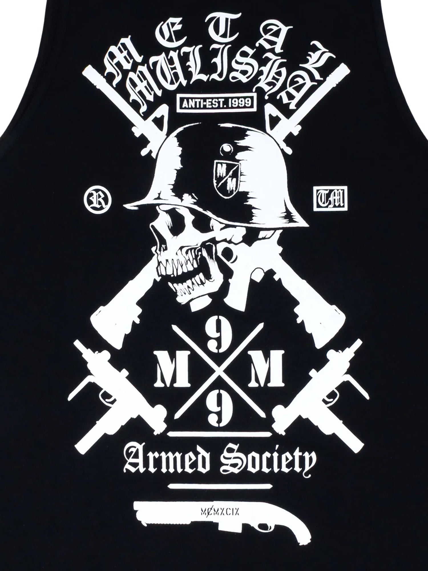 Metal Mulisha Men's Armed Society Tank Top - Black by Metal Mulisha