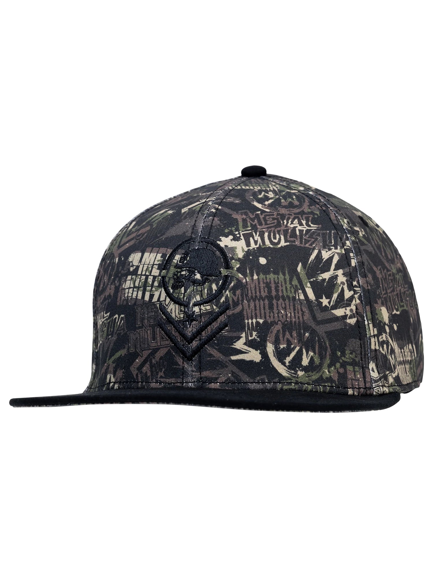 Metal Mulisha Men's Battalion Flexsnap Hat - Camo by Metal Mulisha