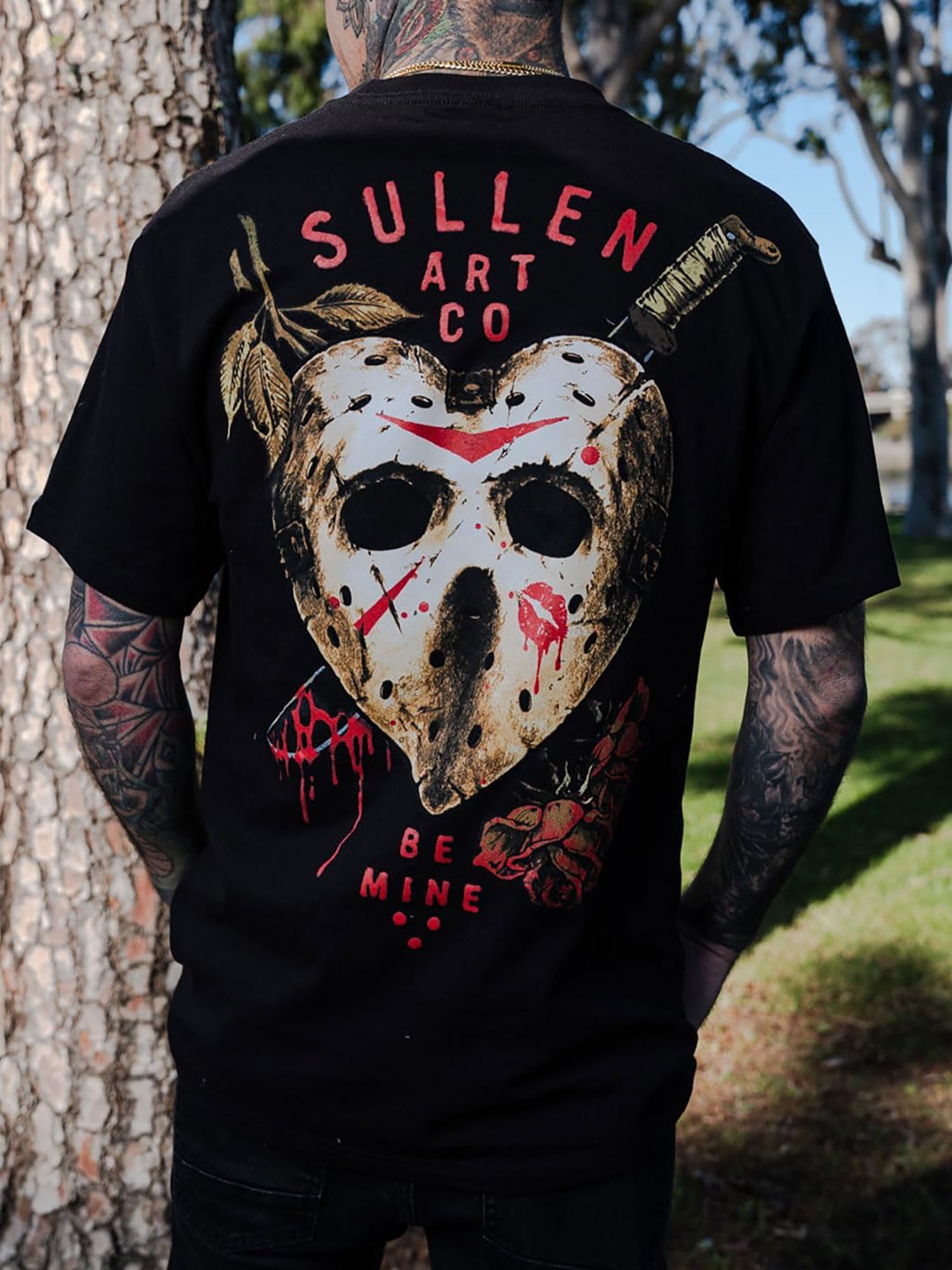 Sullen Men's Be Mine Graphic T-shirt - Black by Sullen