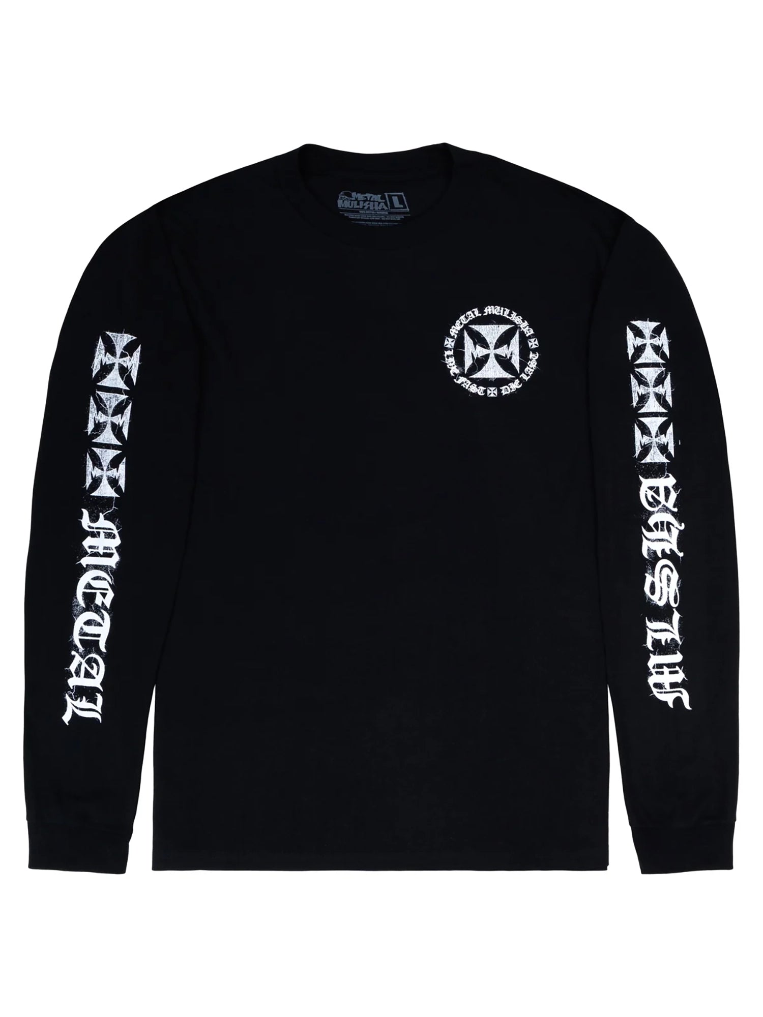 Metal Mulisha Men's Blacklist Long Sleeve Graphic T-shirt - Black