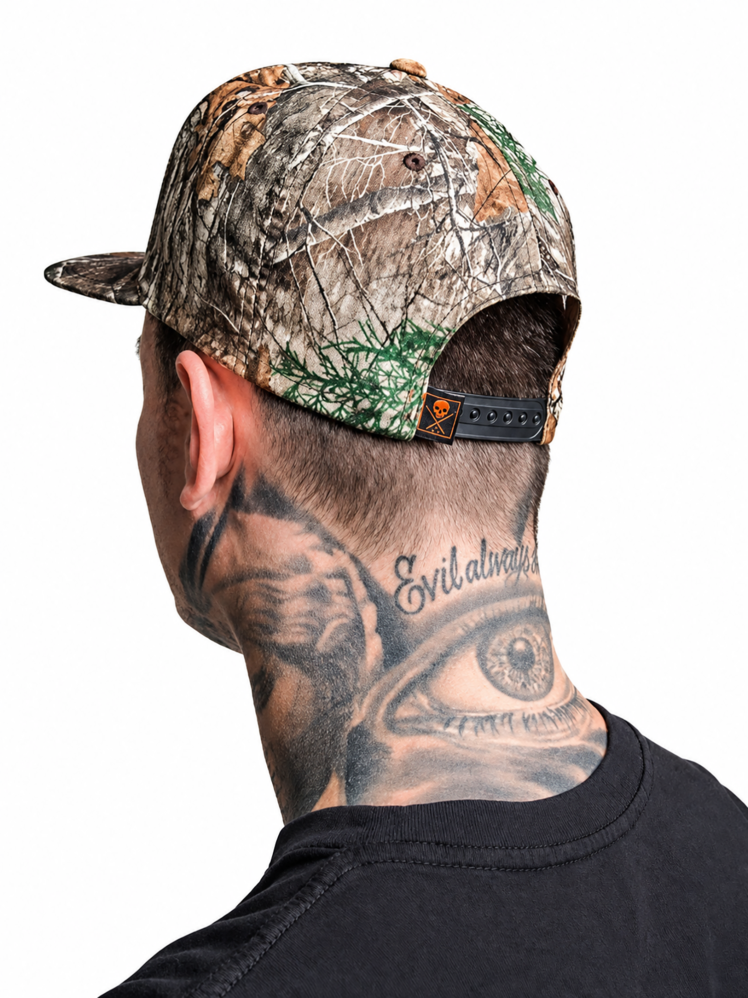Sullen Men's Blind Snapback Hat - Camo/Orange