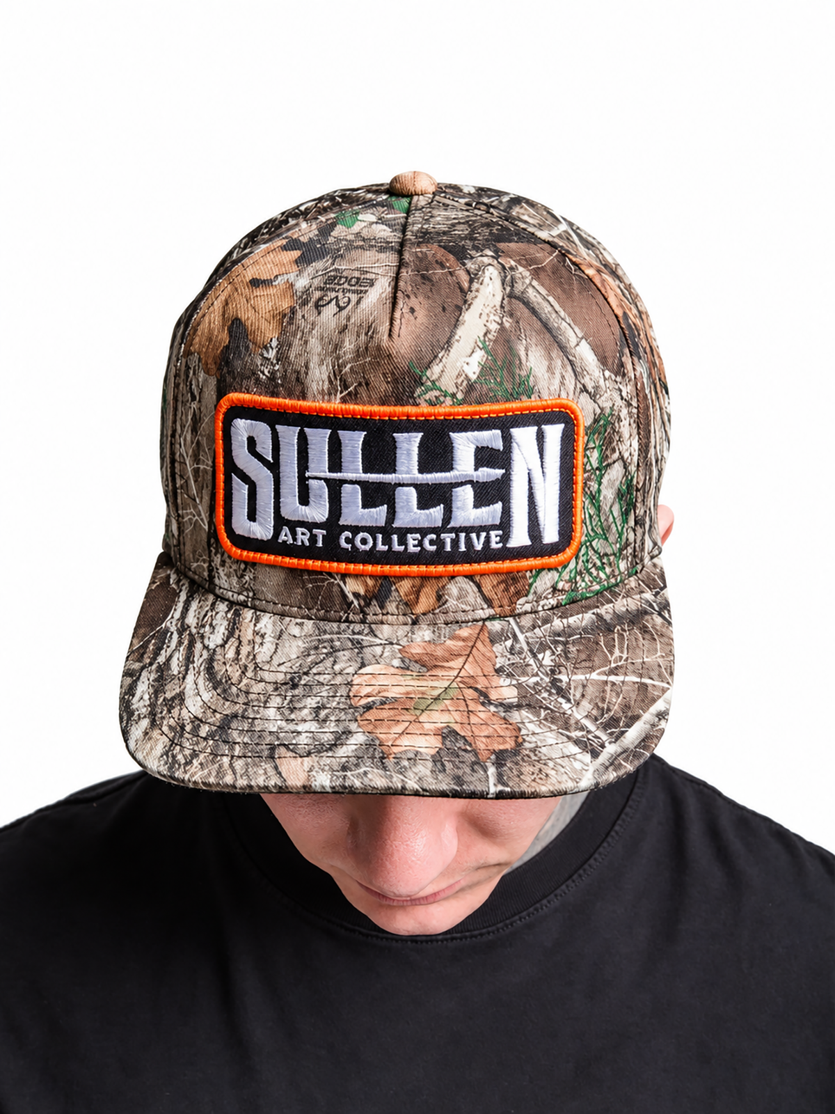 Sullen Men's Blind Snapback Hat - Camo/Orange