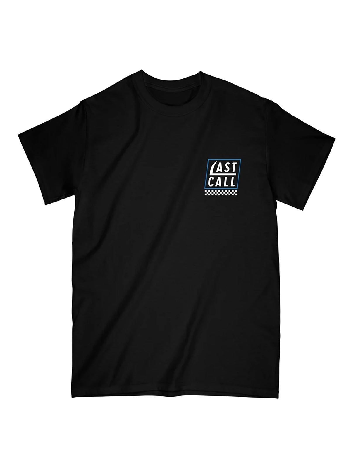 Last Call Co Brewsin' Graphic T-Shirt Black flat front view showing the chest graphic
