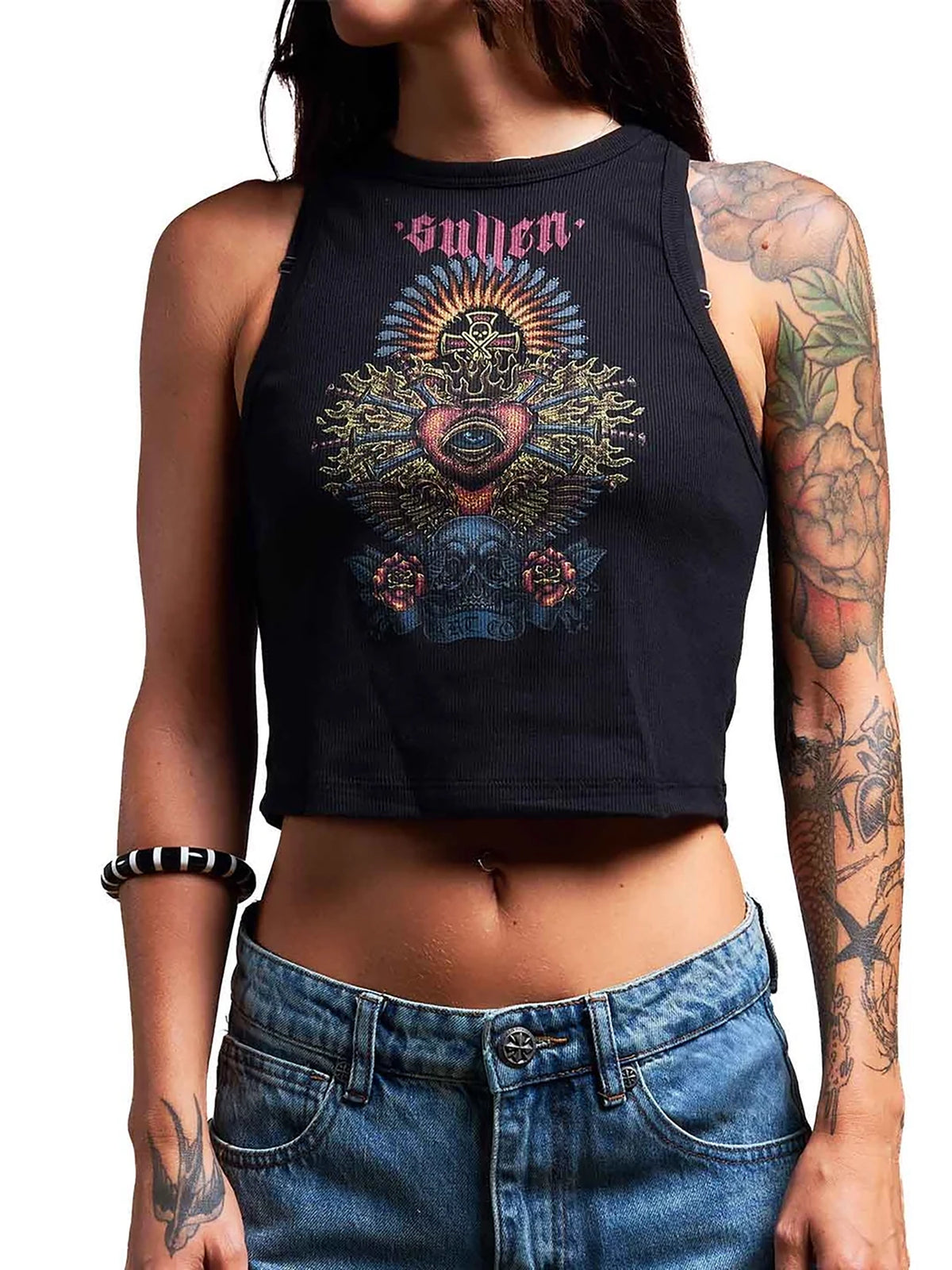 Sullen Burner Women's Tank Top - Black