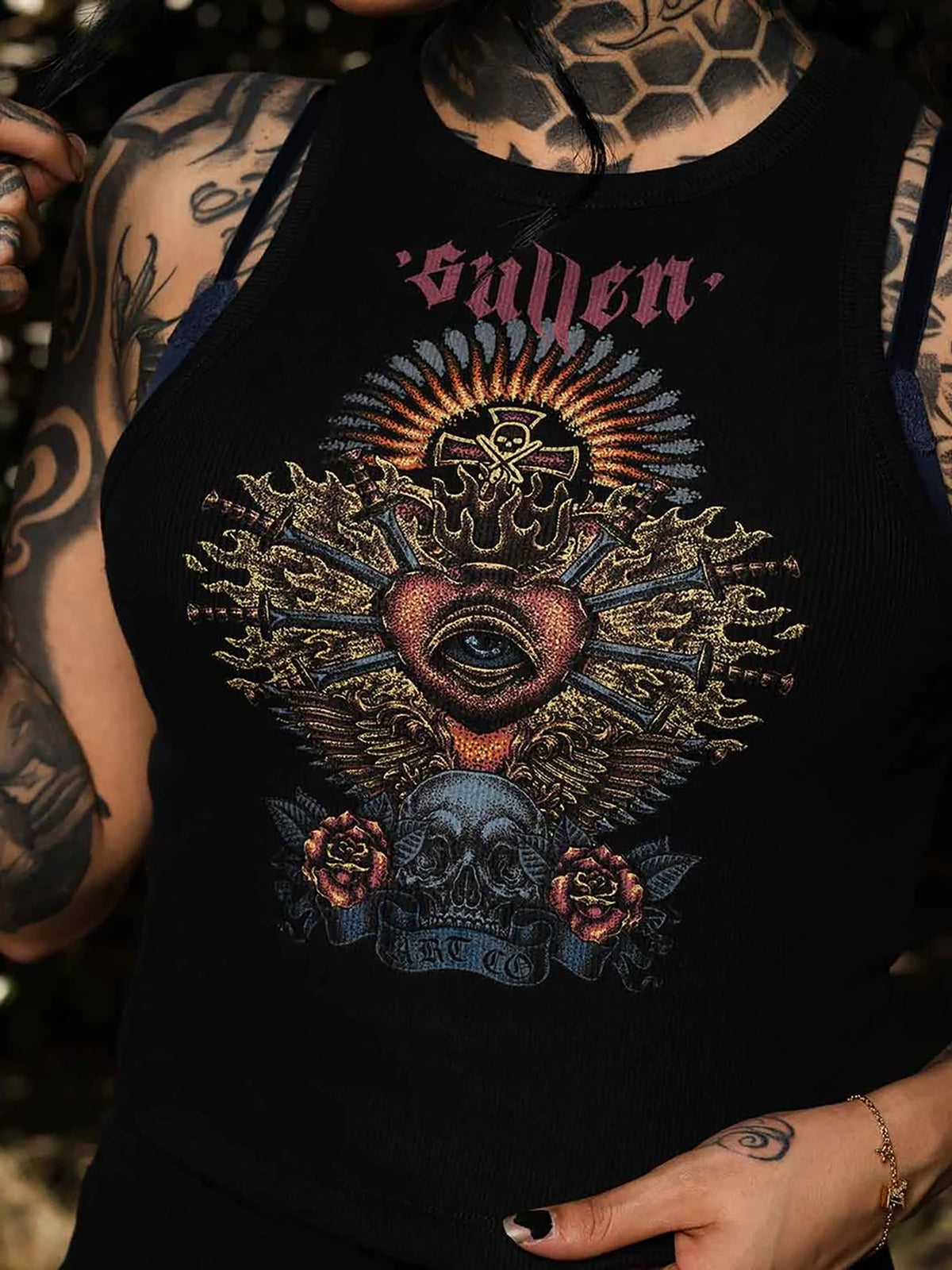 Sullen Burner Women's Tank Top - Black