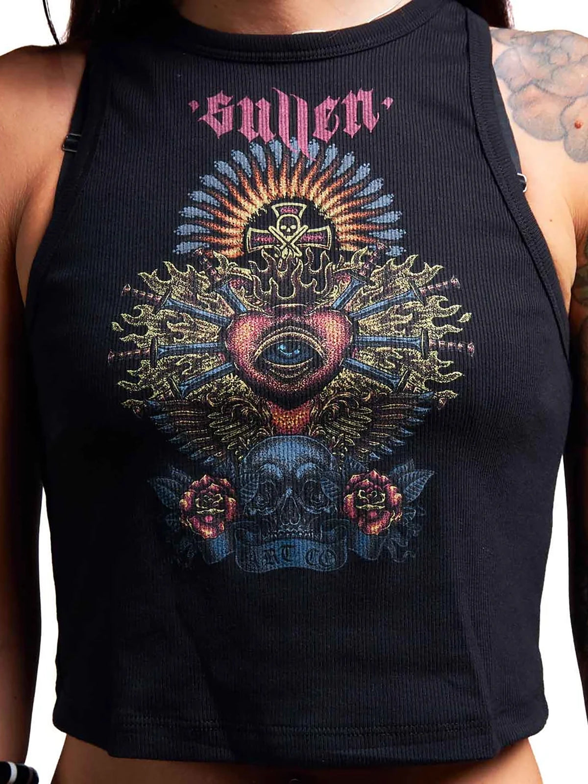 Sullen Burner Women's Tank Top - Black