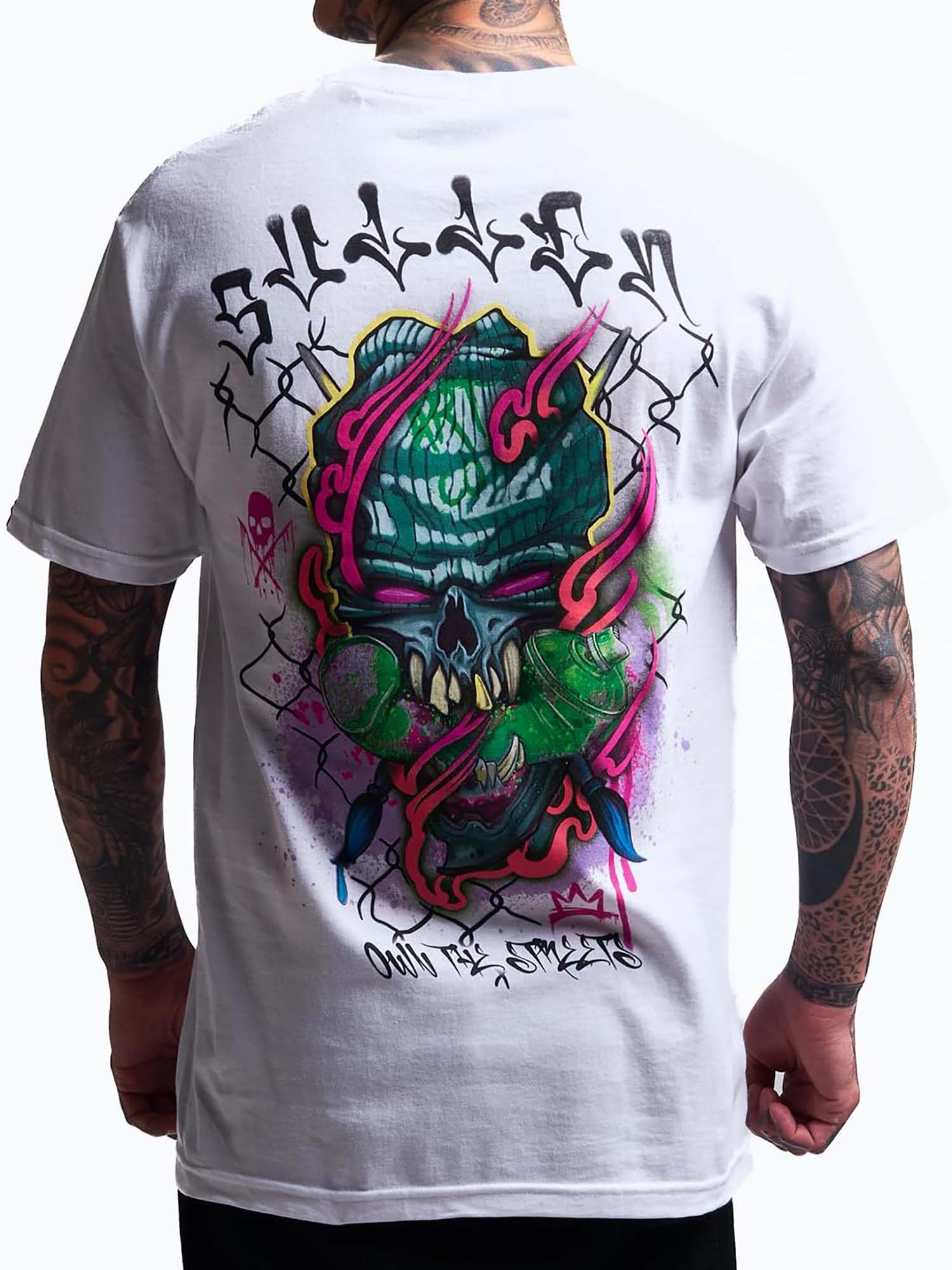 Sullen Men's Chemical Swirl Graphic T-shirt - White