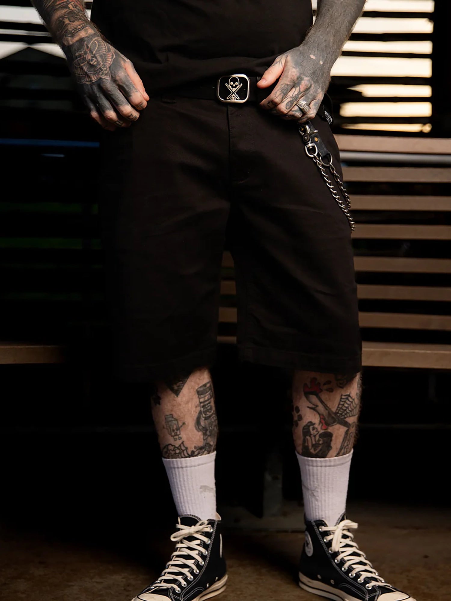 Sullen Men's Chop Shop Walkshorts - Black by Sullen