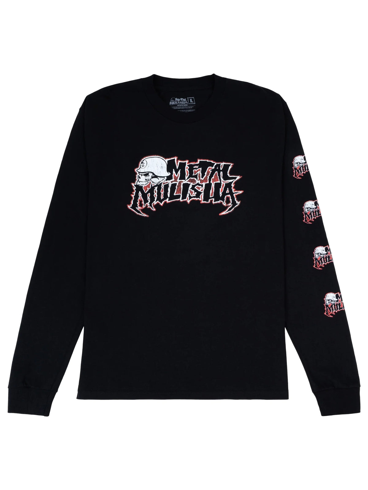 Metal Mulisha Corpo Fang black long sleeve T-shirt showing the Corpo Fang artwork